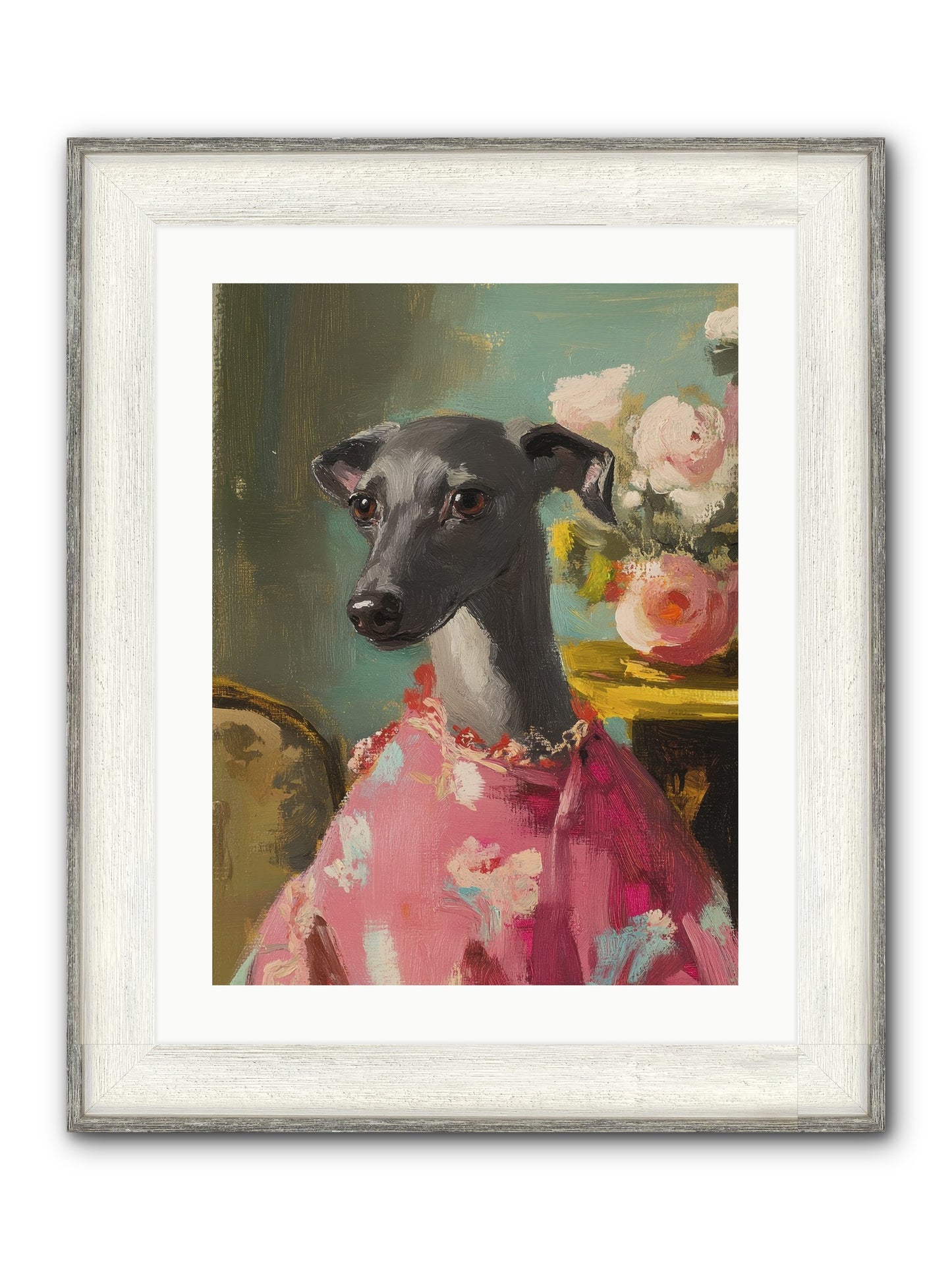 Poppy Wells Framed Print - Driftwood White 18x24