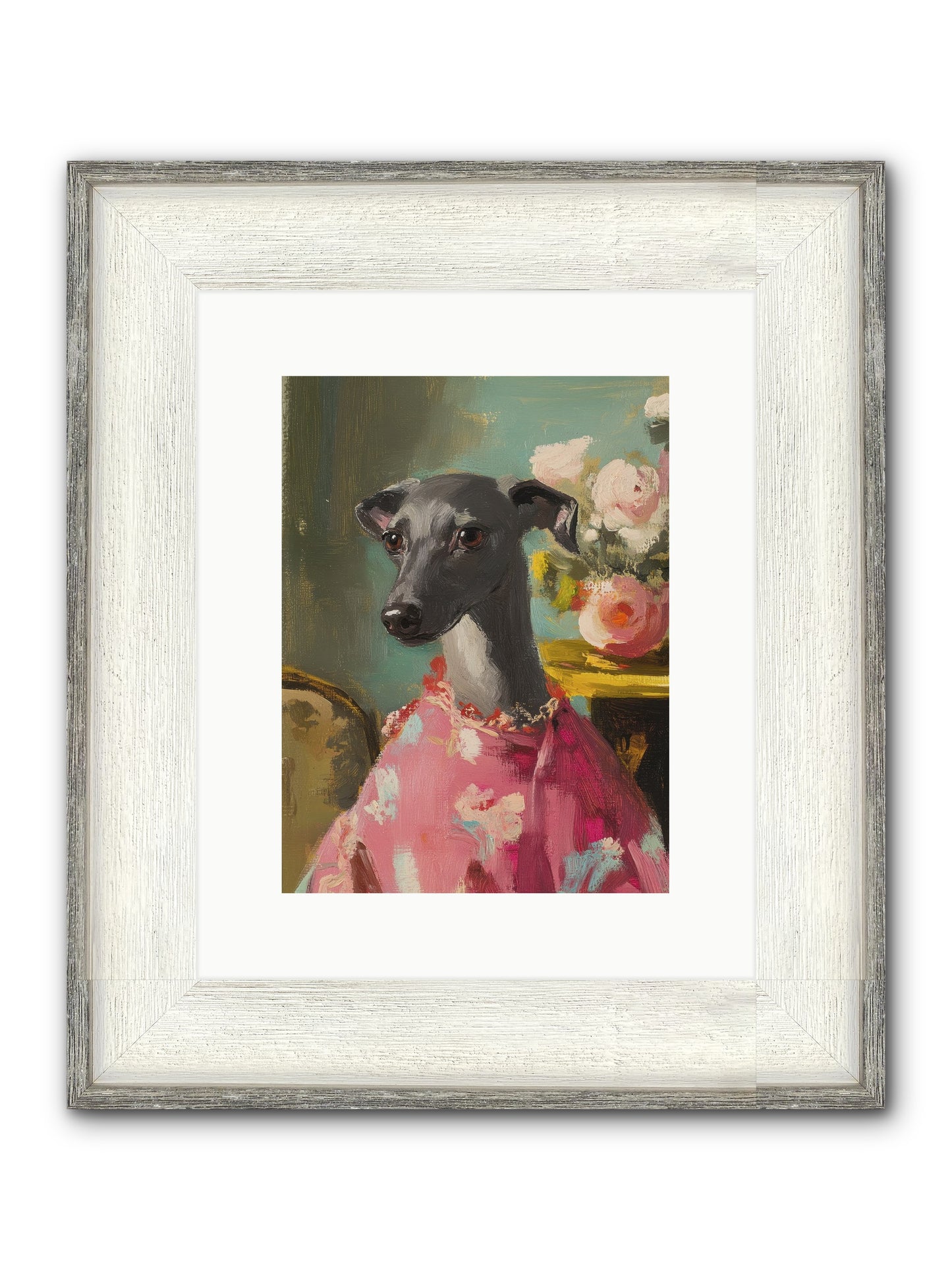 Poppy Wells Framed Print - Driftwood White 9x12