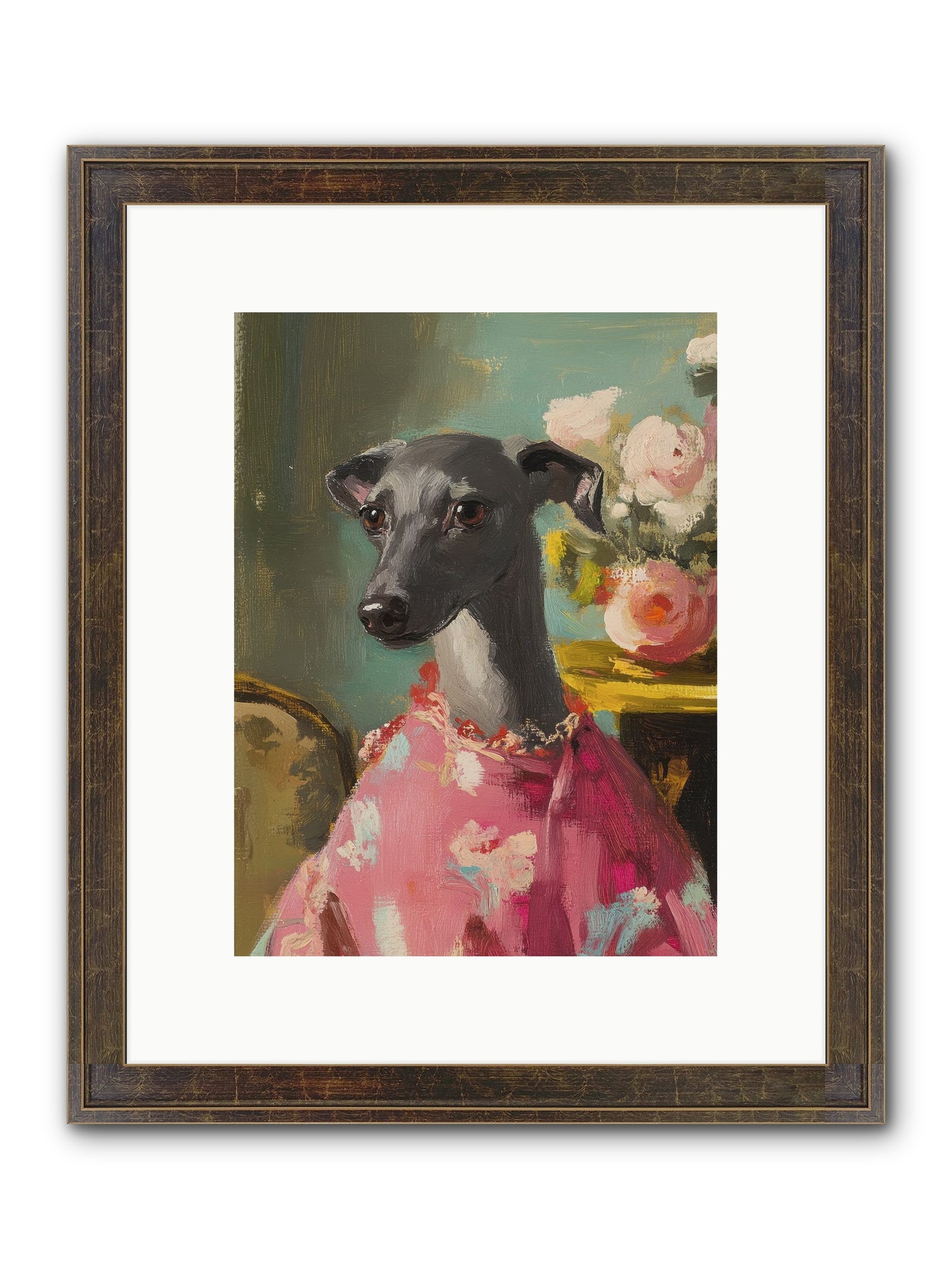 Poppy Wells Framed Print - Slimwoods Black/Gold 9x12