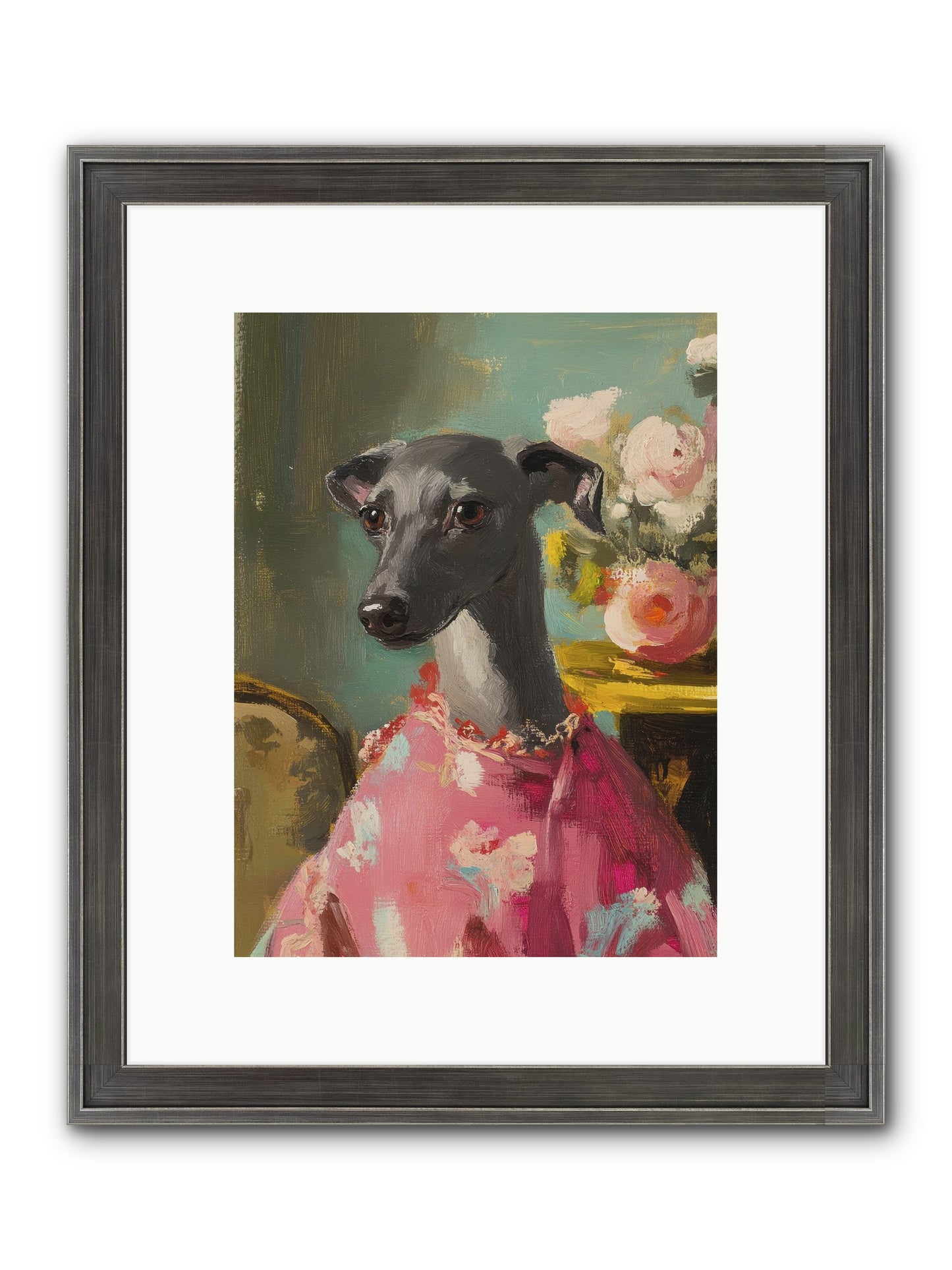 Poppy Wells Framed Print - Slimwoods Black/Silver 9x12