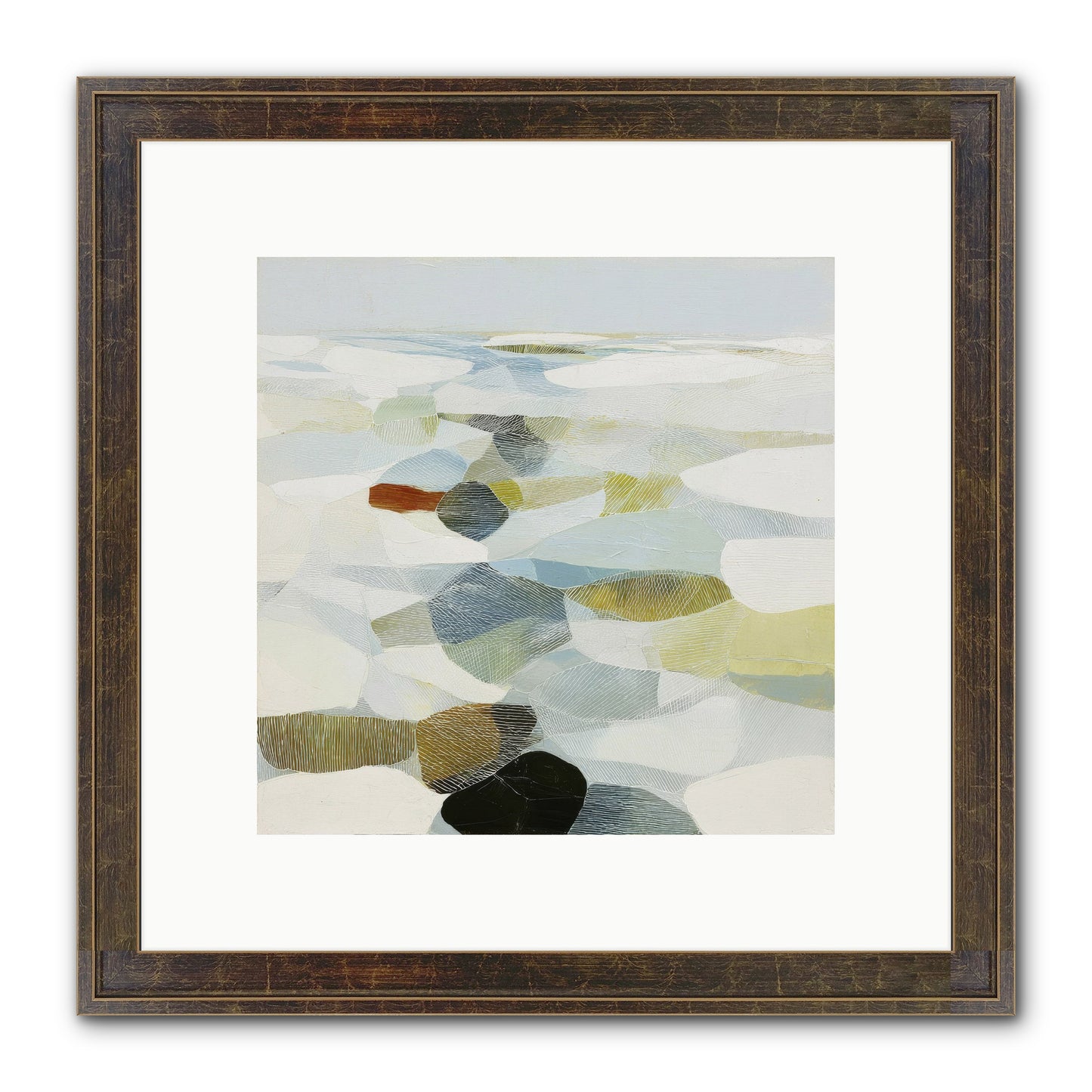 Porcelain Outlaw Framed Print - Slimwoods Black/Gold 10x10