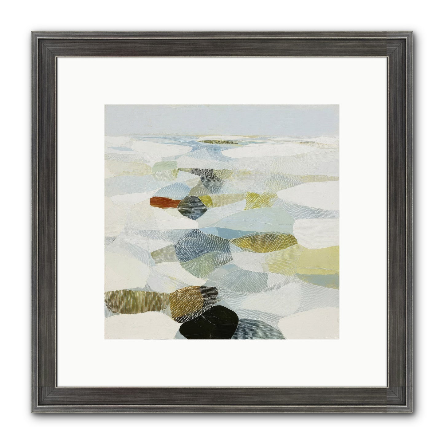 Porcelain Outlaw Framed Print - Slimwoods Black/Silver 10x10