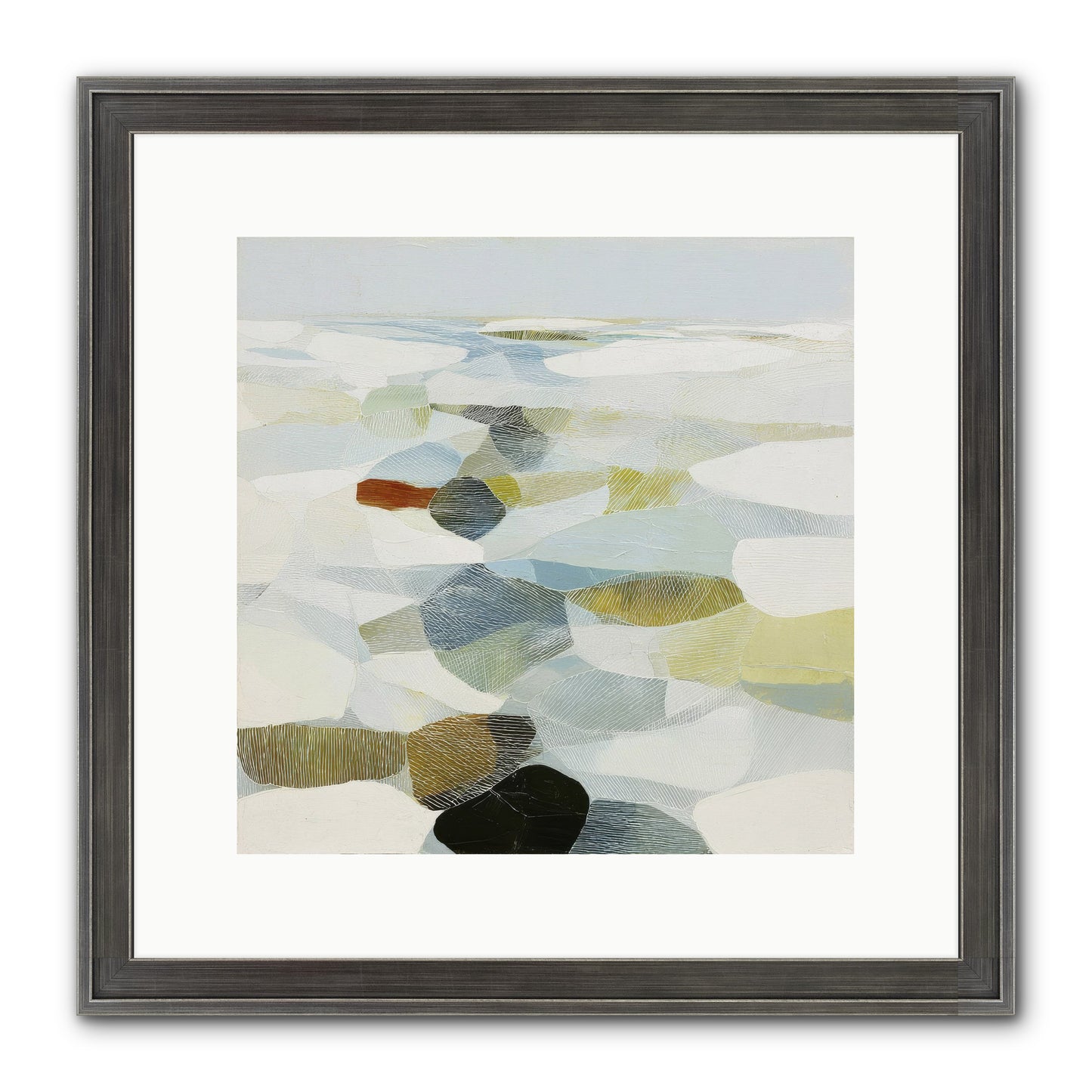 Porcelain Outlaw Framed Print - Slimwoods Black/Silver 12x12