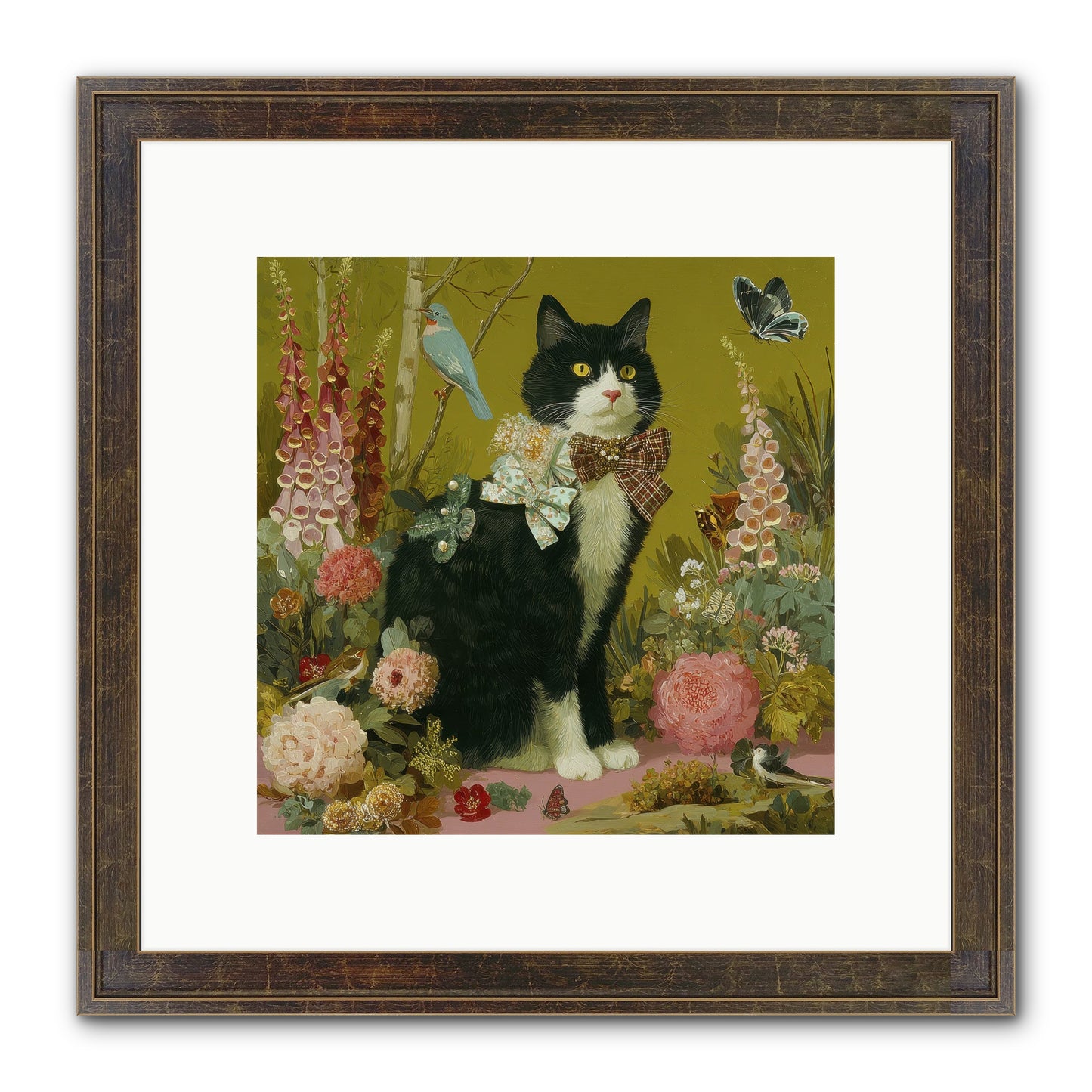 Portraits Of June Framed Print - Slimwoods Black/Gold 10x10