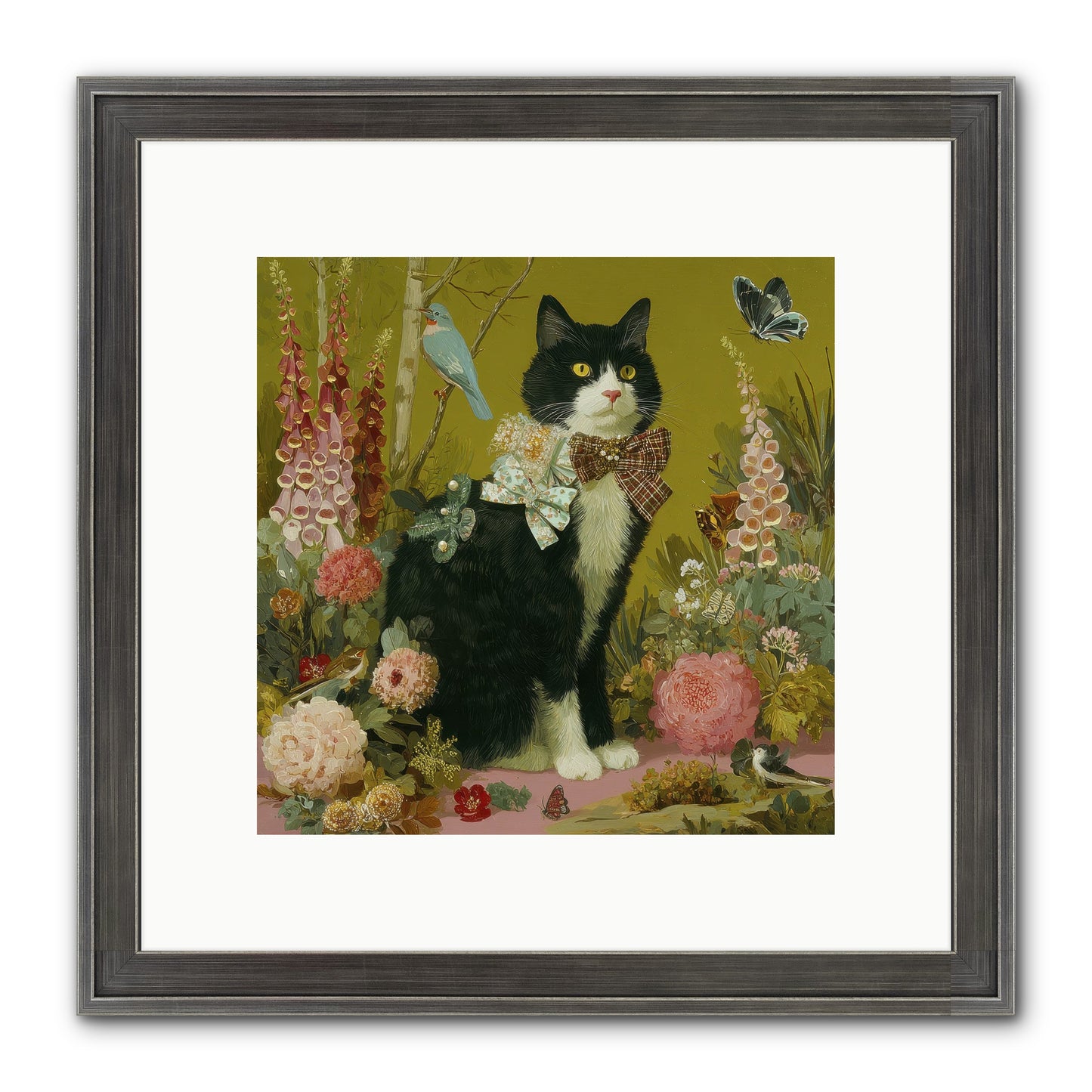 Portraits Of June Framed Print - Slimwoods Black/Silver 10x10