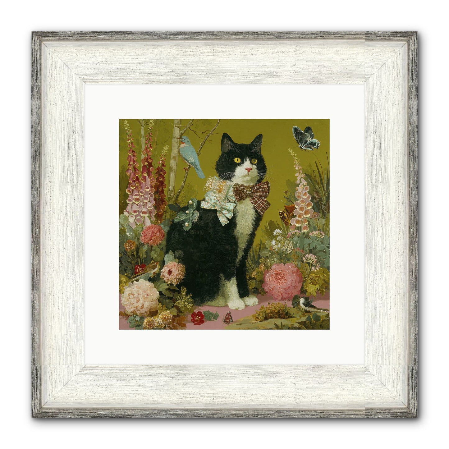 Portraits Of June Framed Print - Driftwood White 12x12