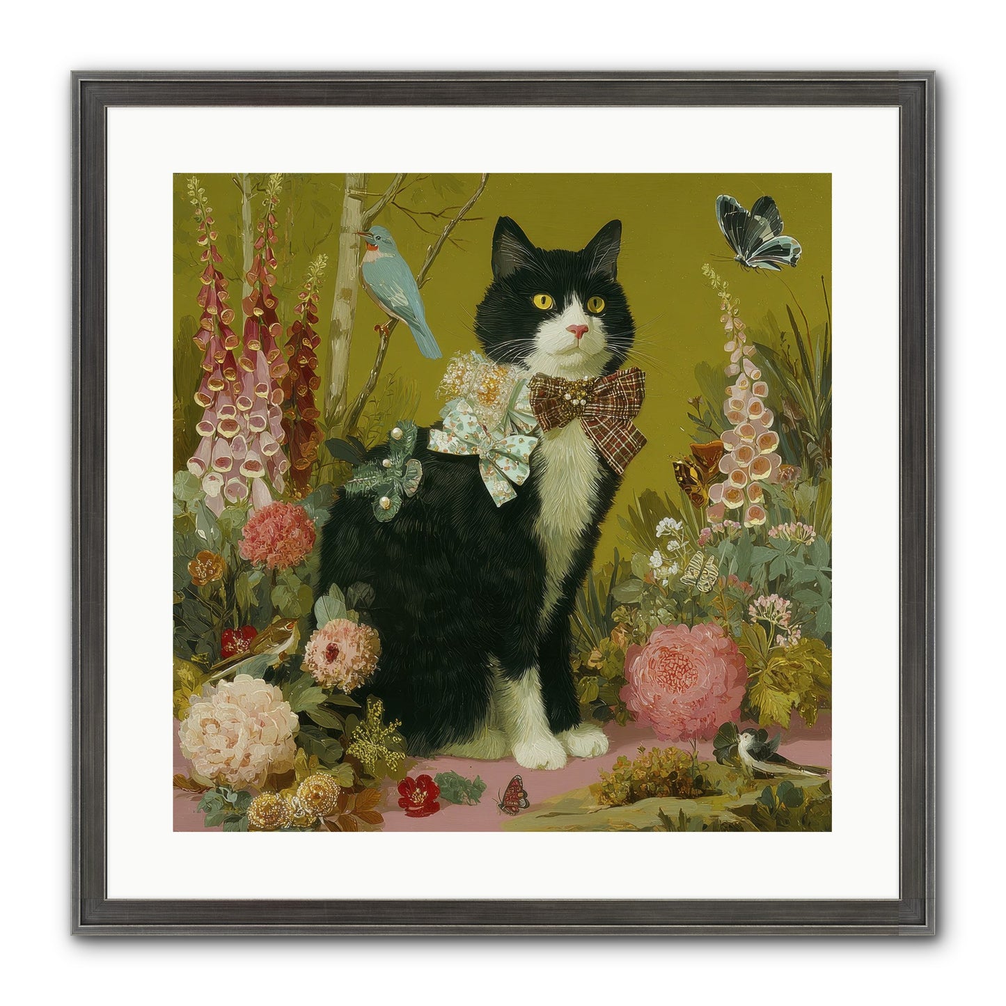 Portraits Of June Framed Print - Slimwoods Black/Silver 20x20