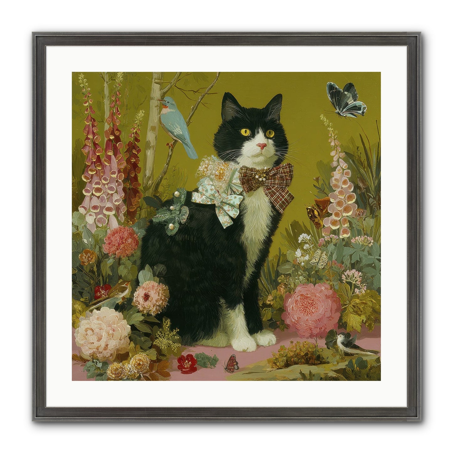 Portraits Of June Framed Print - Slimwoods Black/Silver 24x24