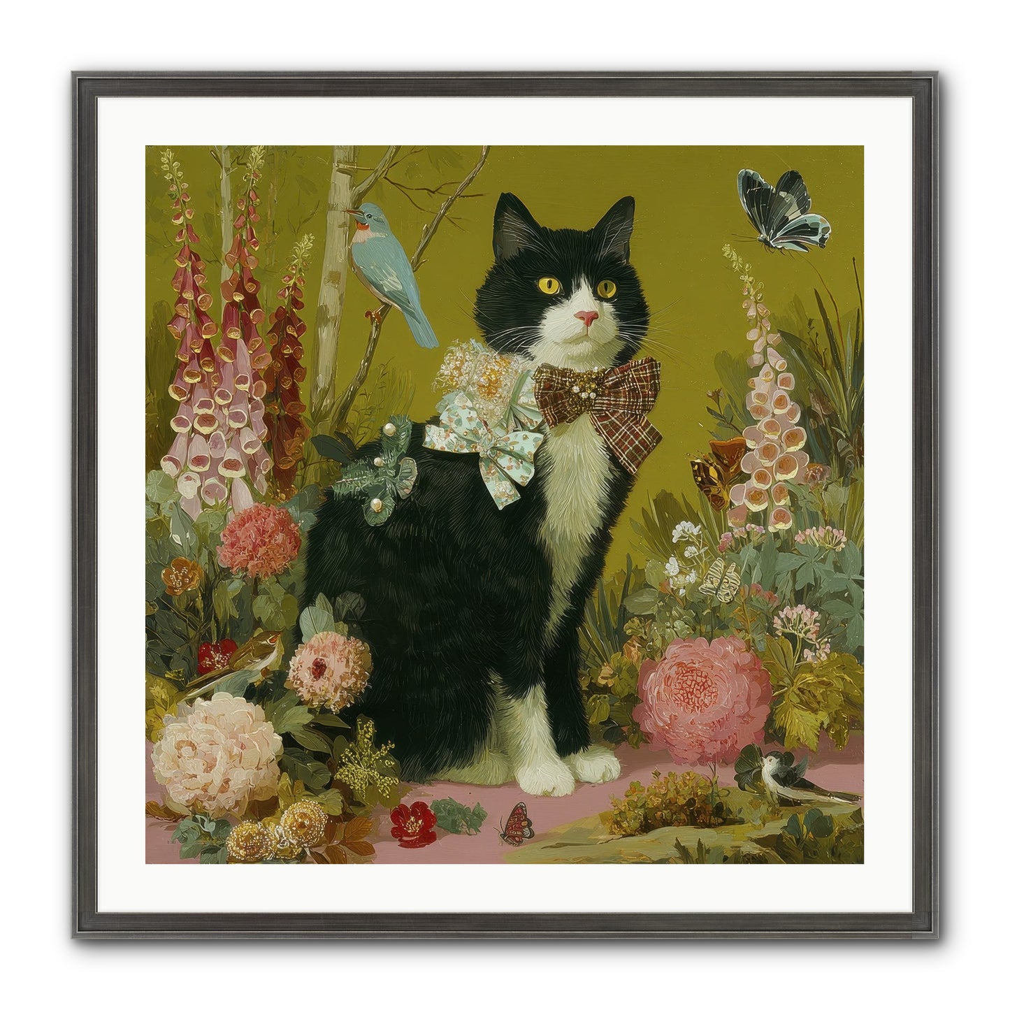 Portraits Of June Framed Print - Slimwoods Black/Silver 30x30
