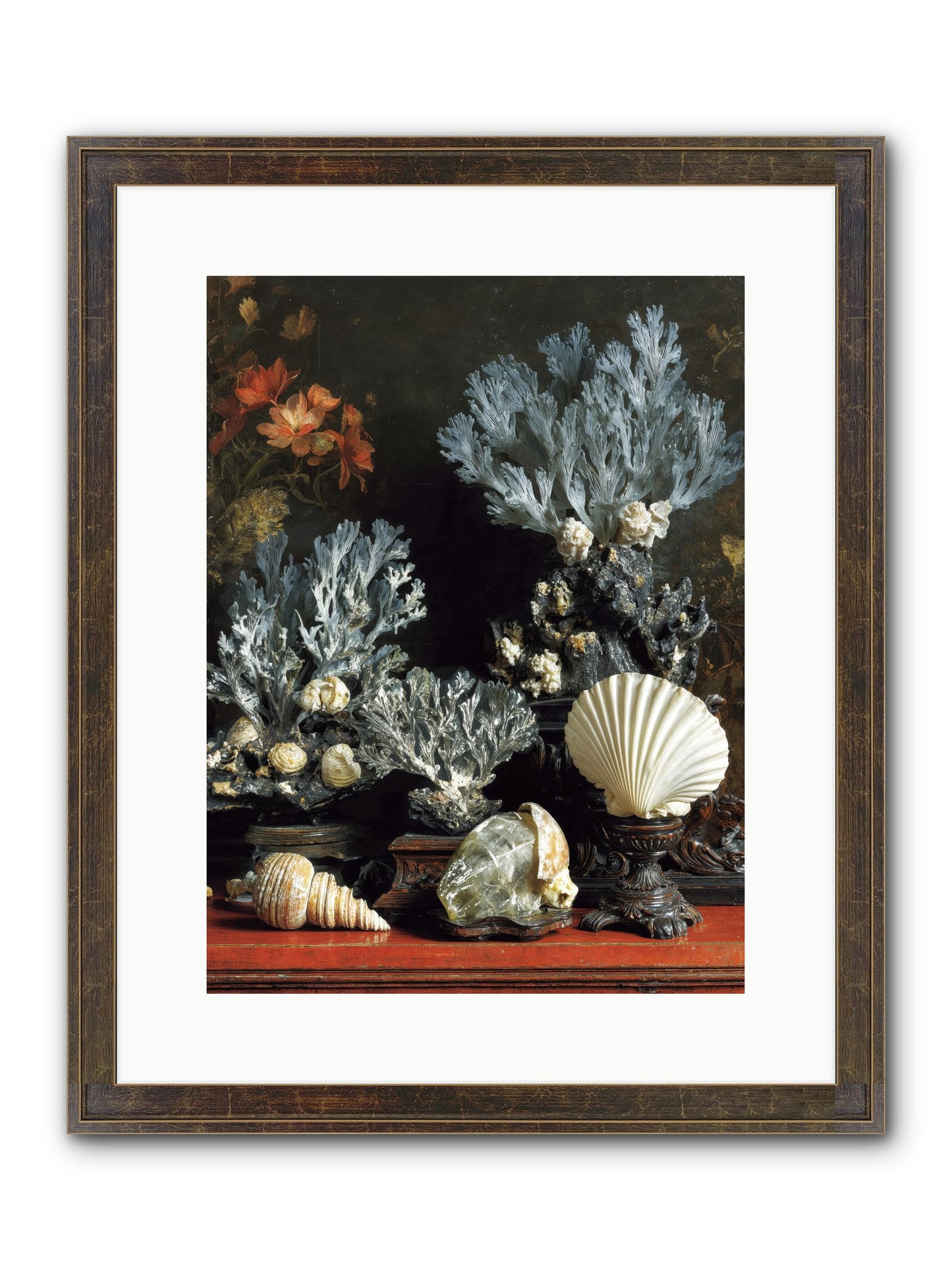 Poseidon's Love Letters Framed Print - Slimwoods Black/Gold 12x16