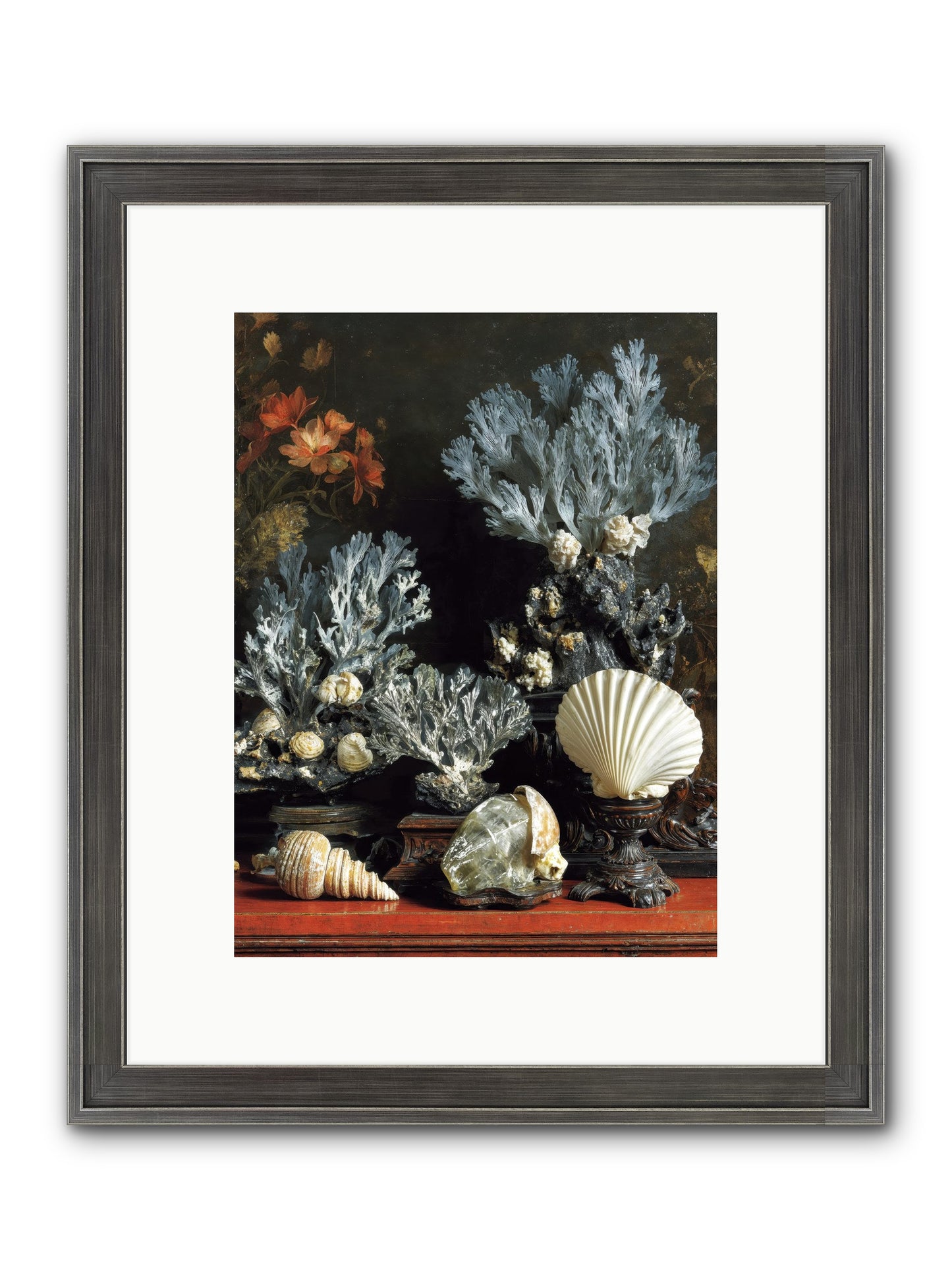 Poseidon's Love Letters Framed Print - Slimwoods Black/Silver 9x12