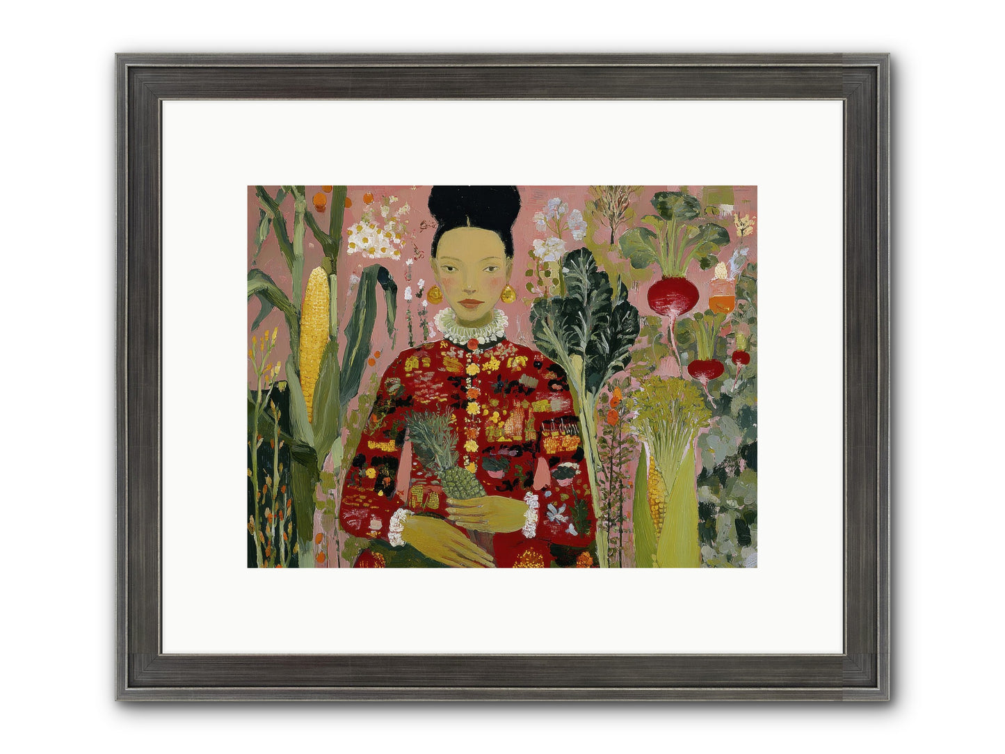 Postscript From The Greenhouse Steps Framed Print - Slimwoods Black/Silver 12x9