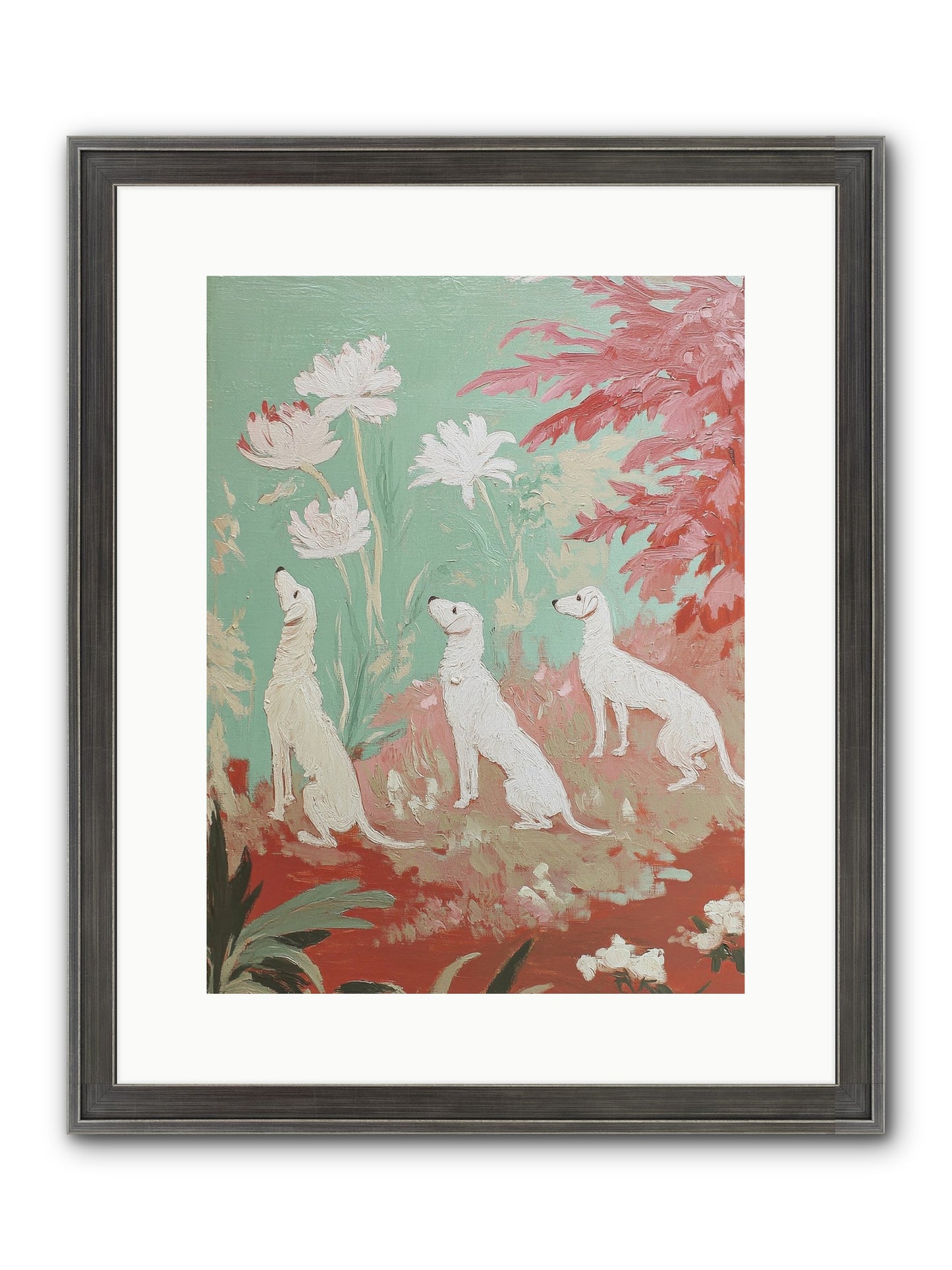Prairie Companions Framed Print - Slimwoods Black/Silver 12x16