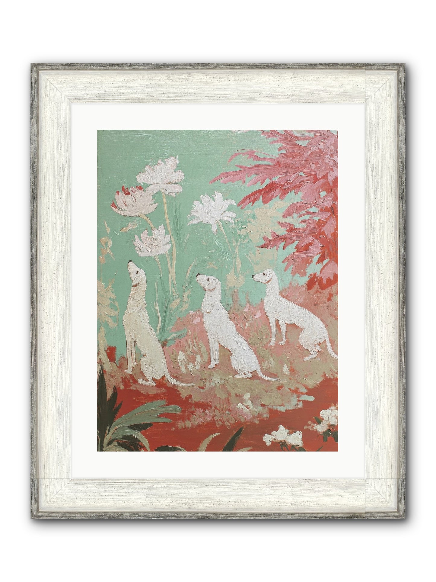 Prairie Companions Framed Print - Driftwood White 18x24