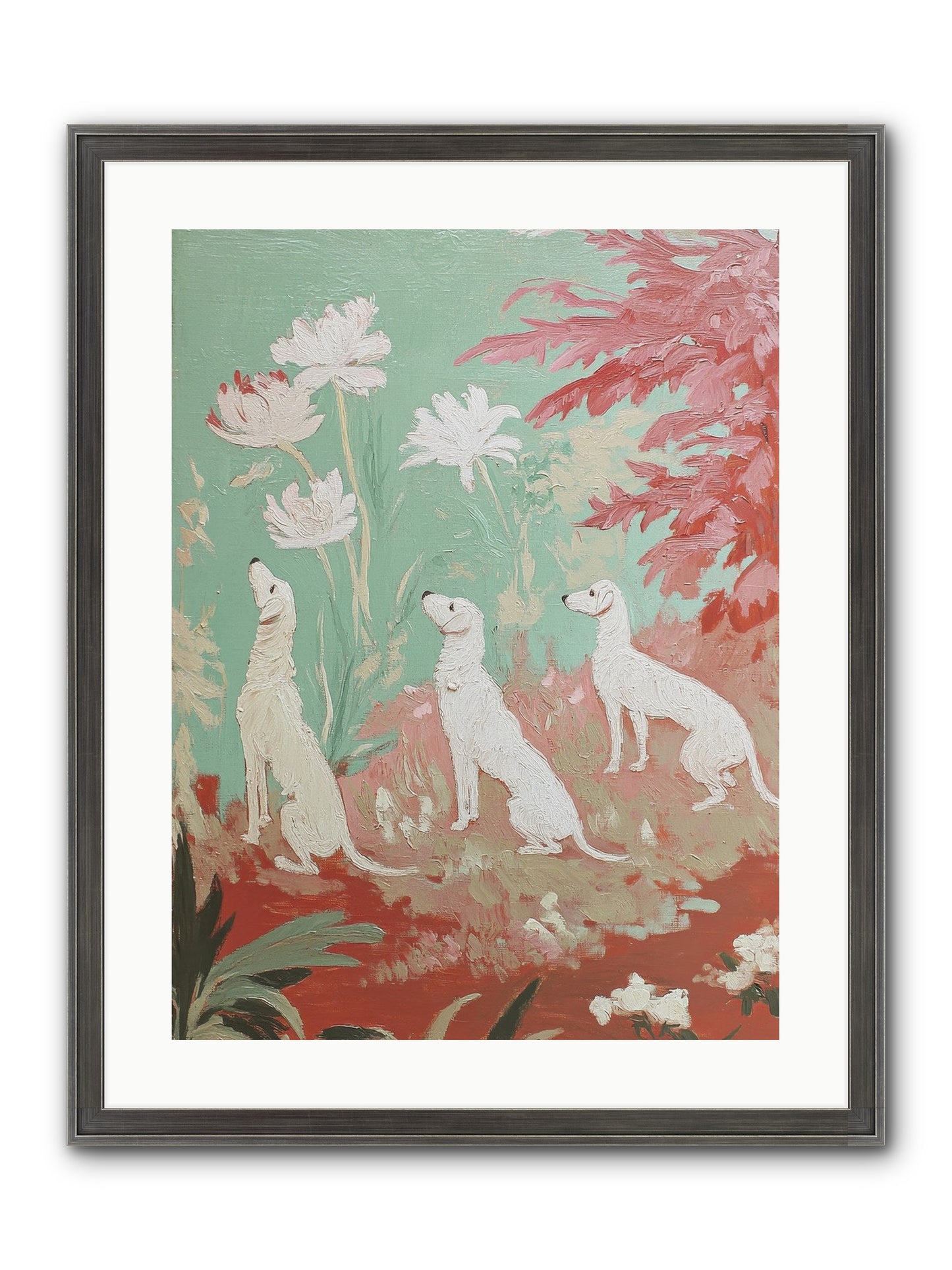 Prairie Companions Framed Print - Slimwoods Black/Silver 18x24