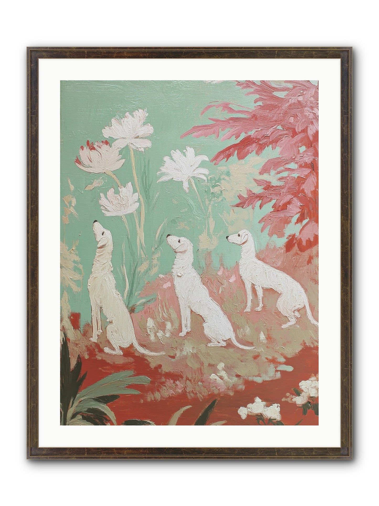 Prairie Companions Framed Print - Slimwoods Black/Gold 24x32