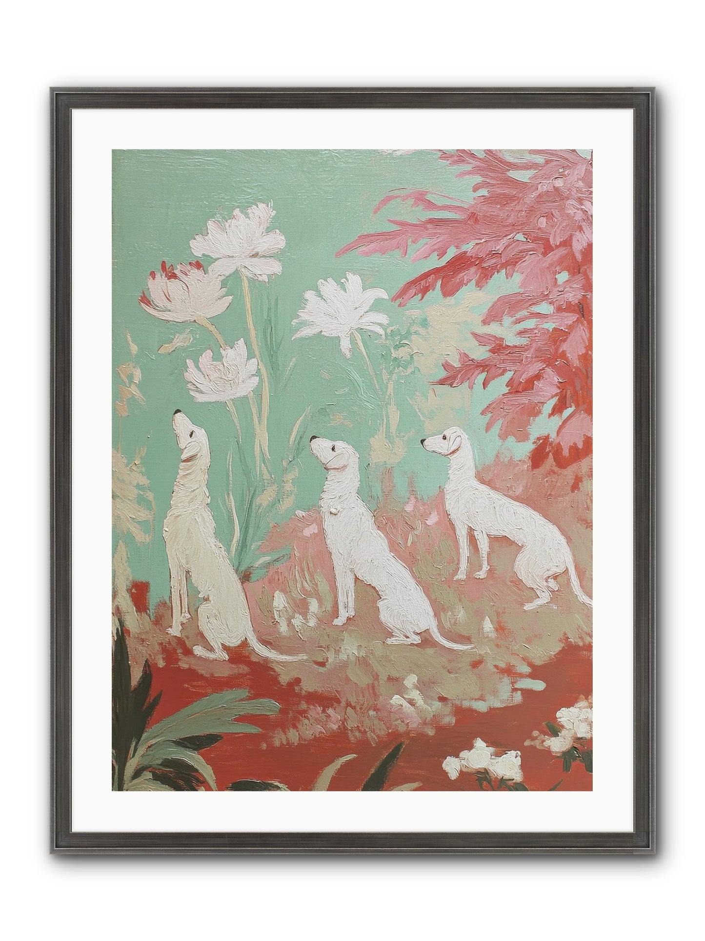Prairie Companions Framed Print - Slimwoods Black/Silver 24x32