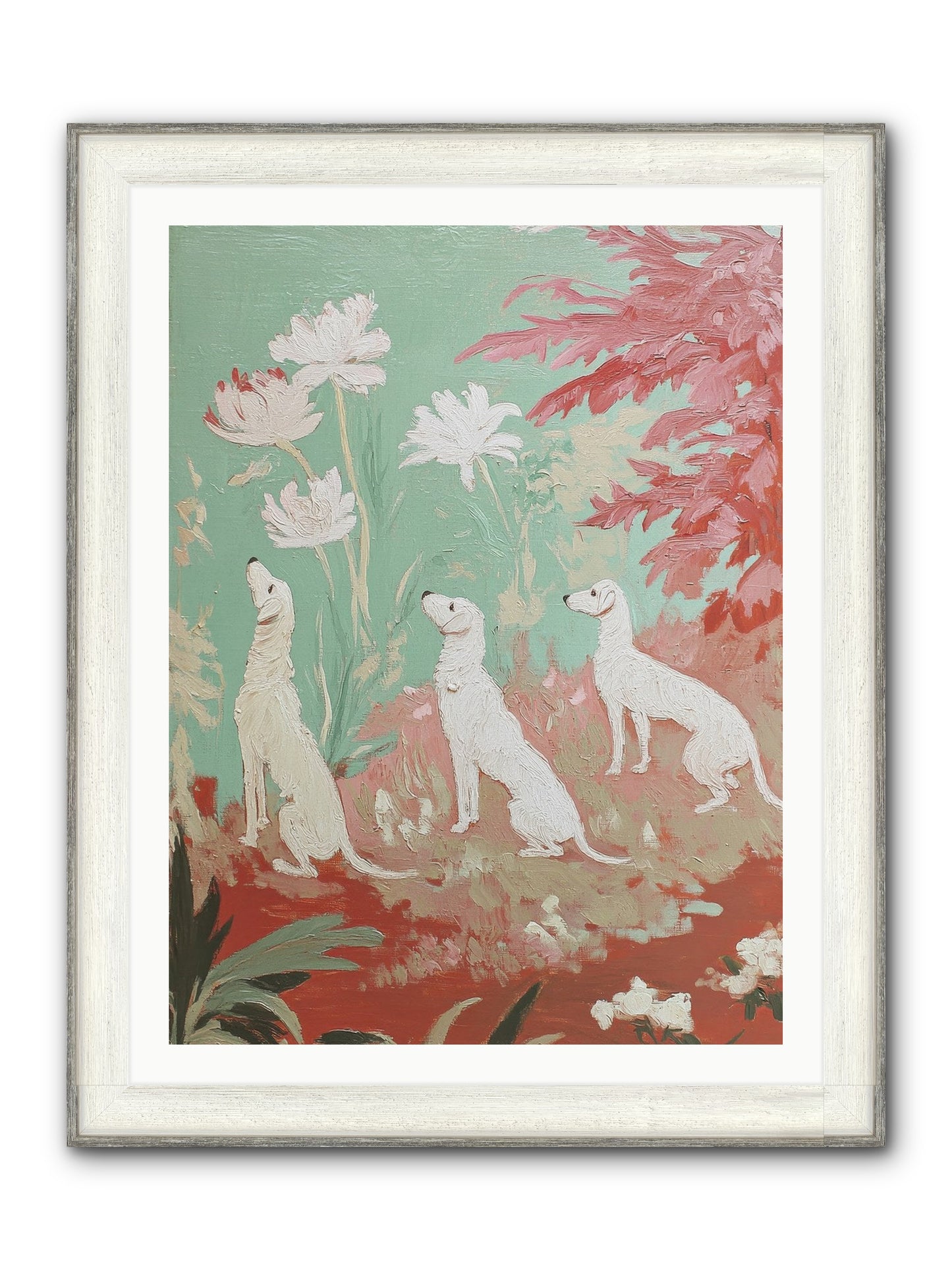 Prairie Companions Framed Print - Driftwood White 30x40