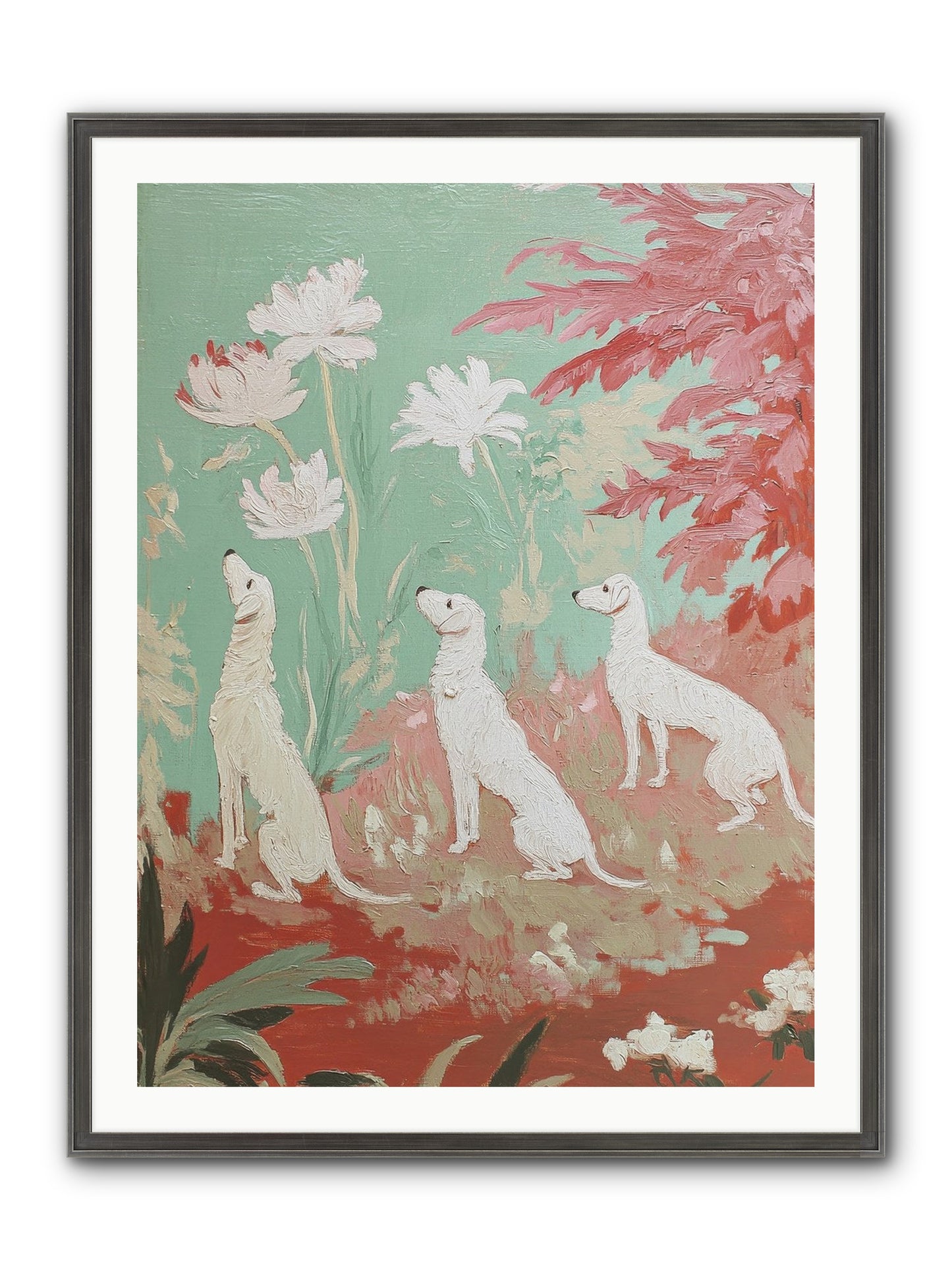 Prairie Companions Framed Print - Slimwoods Black/Silver 30x40