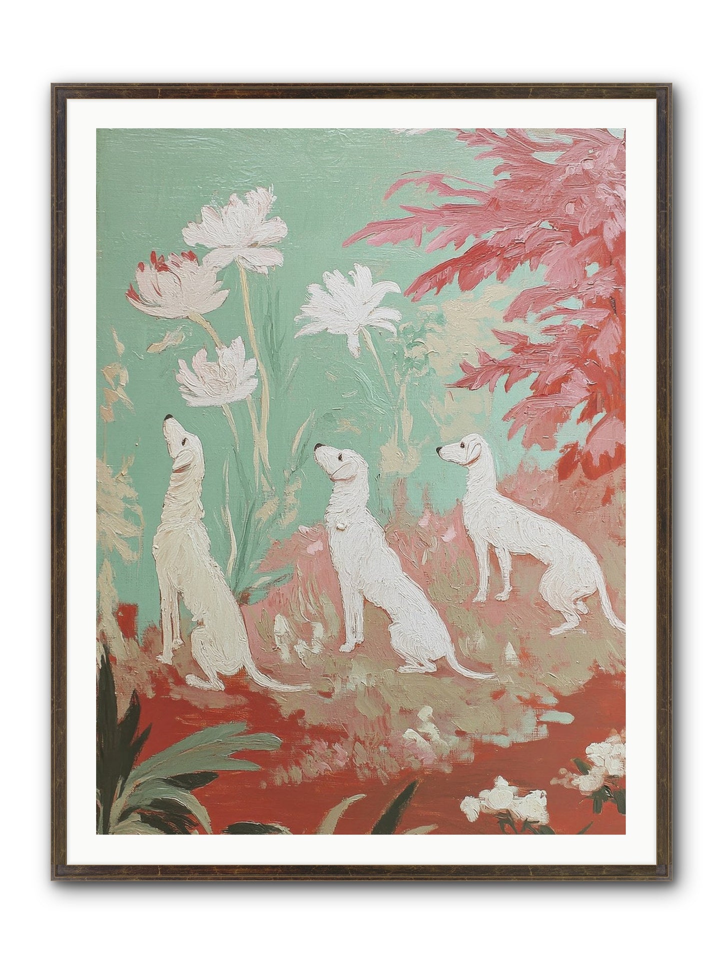 Prairie Companions Framed Print - Slimwoods Black/Gold 36x48