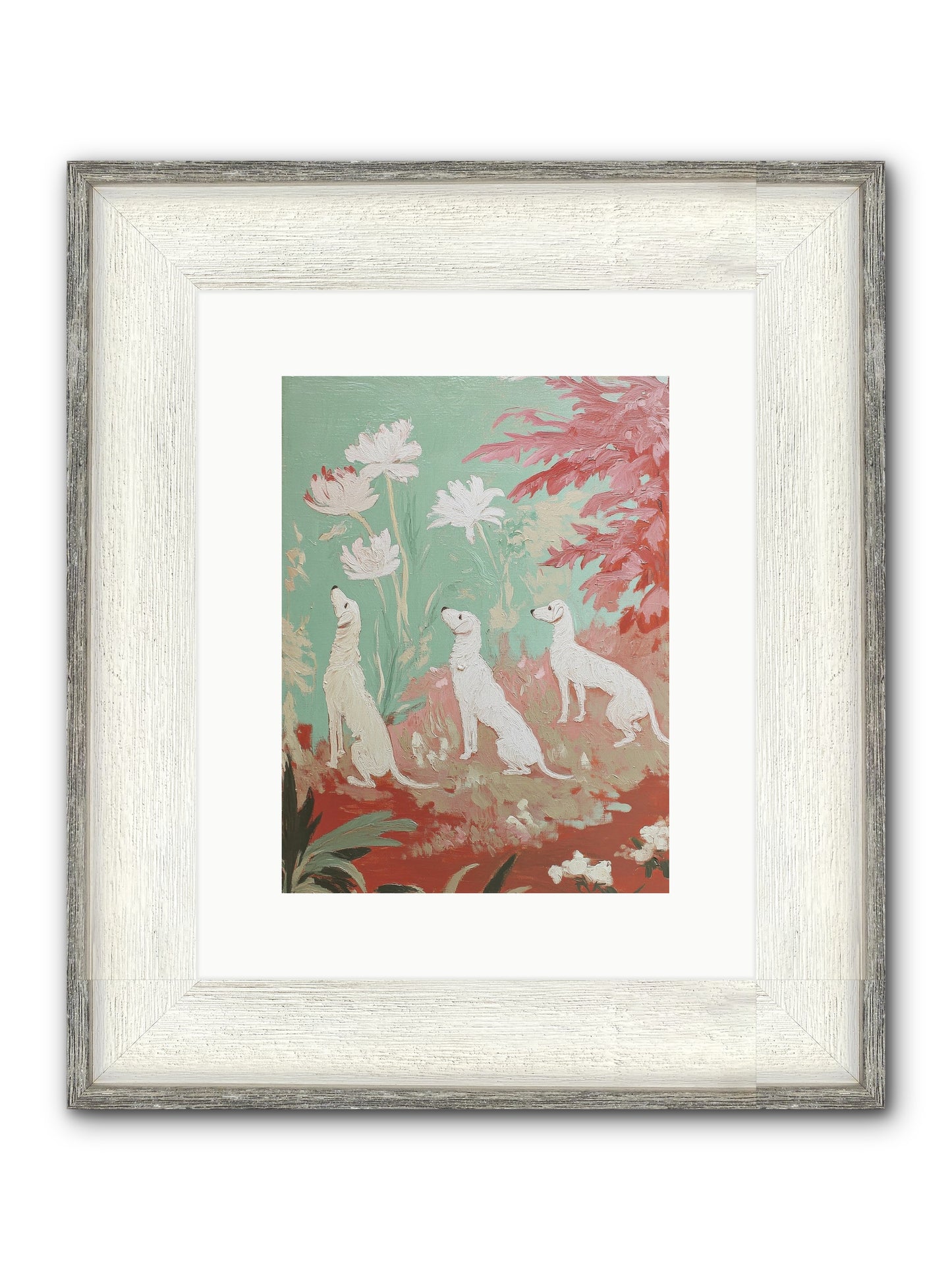 Prairie Companions Framed Print - Driftwood White 9x12