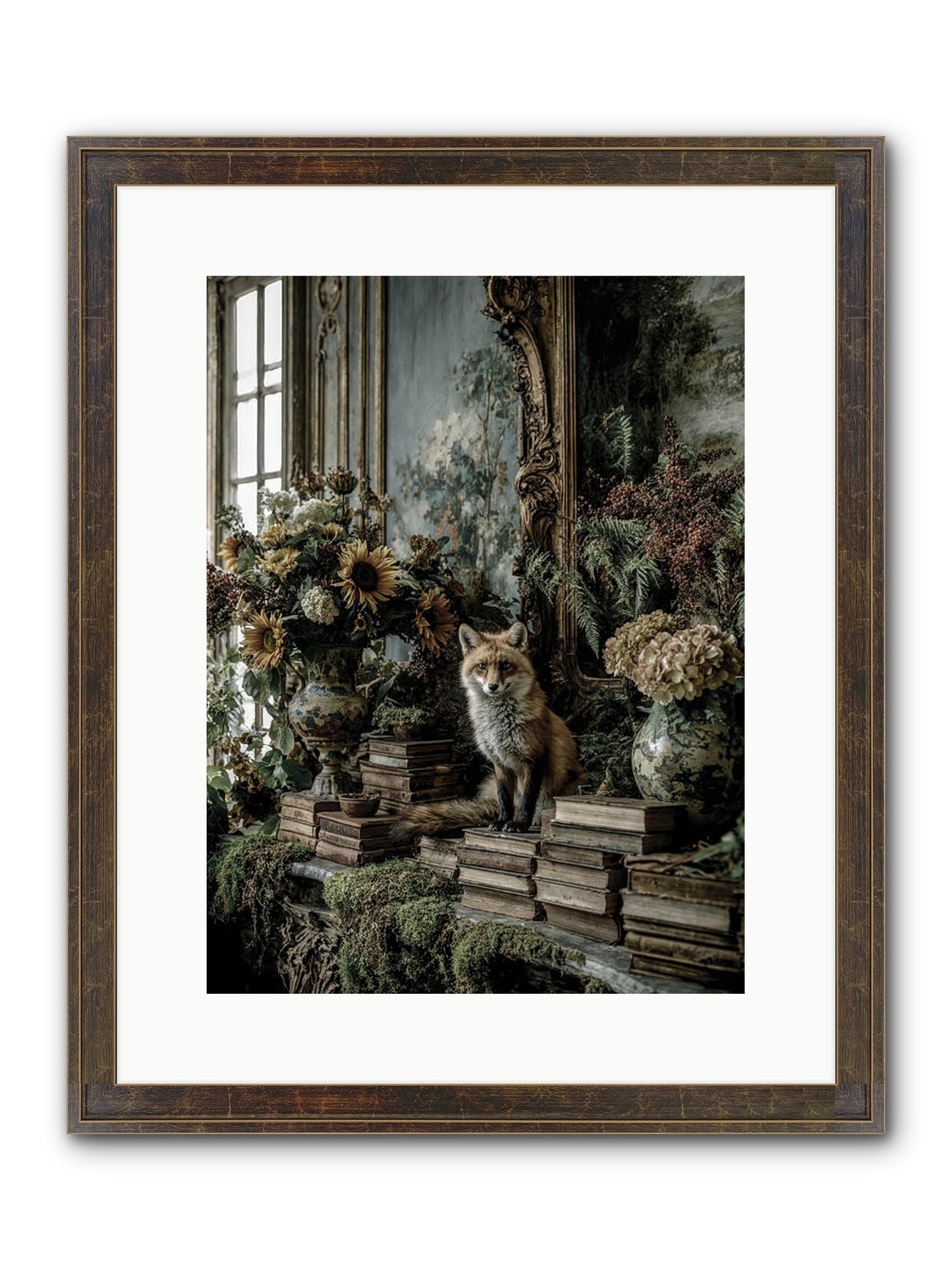 Prairie Dancer Framed Print - Slimwoods Black/Gold 12x16