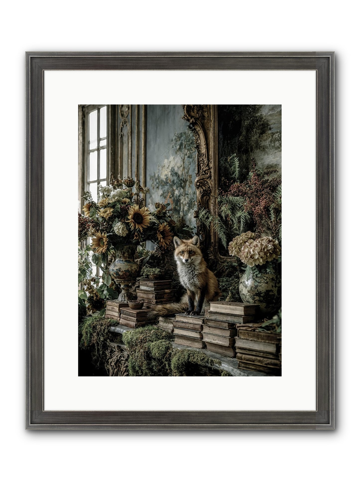 Prairie Dancer Framed Print - Slimwoods Black/Silver 12x16