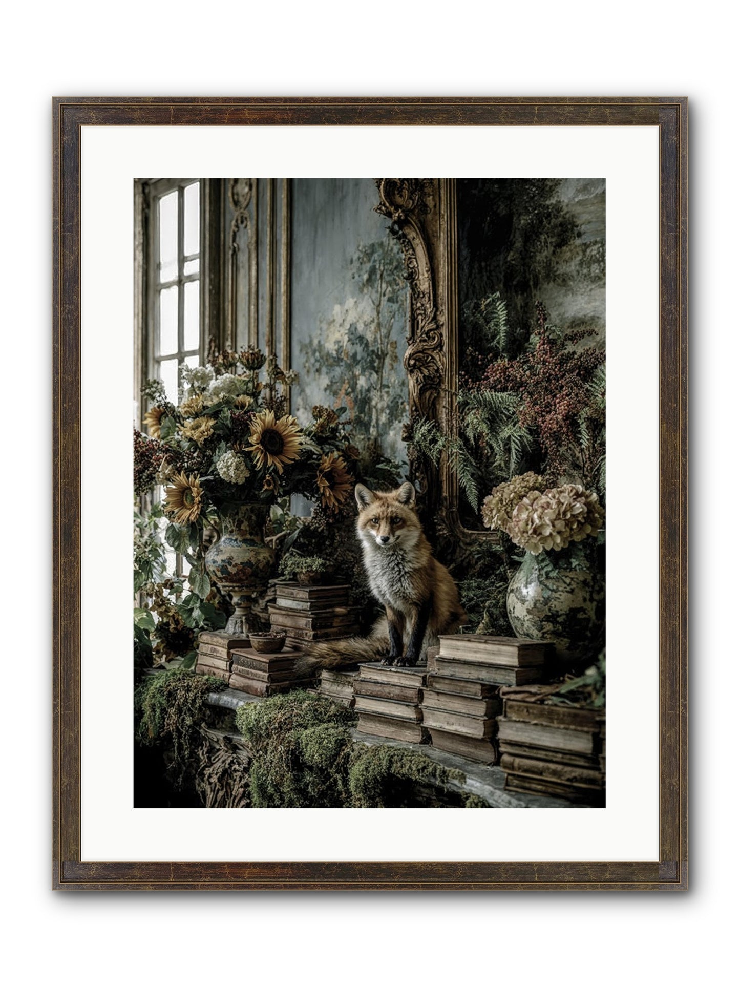 Prairie Dancer Framed Print - Slimwoods Black/Gold 18x24