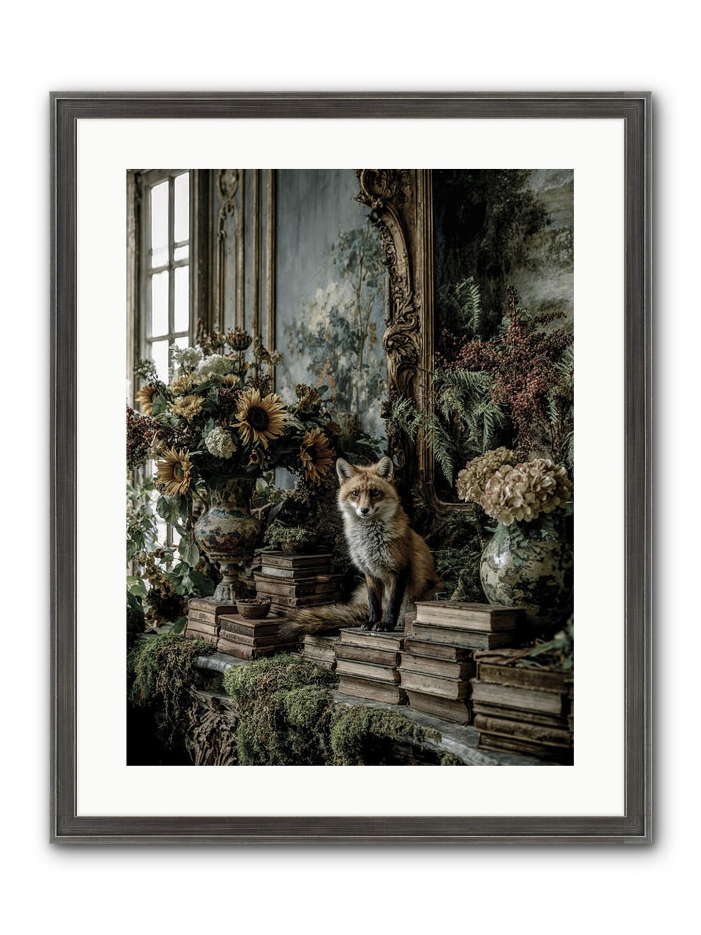 Prairie Dancer Framed Print - Slimwoods Black/Silver 18x24