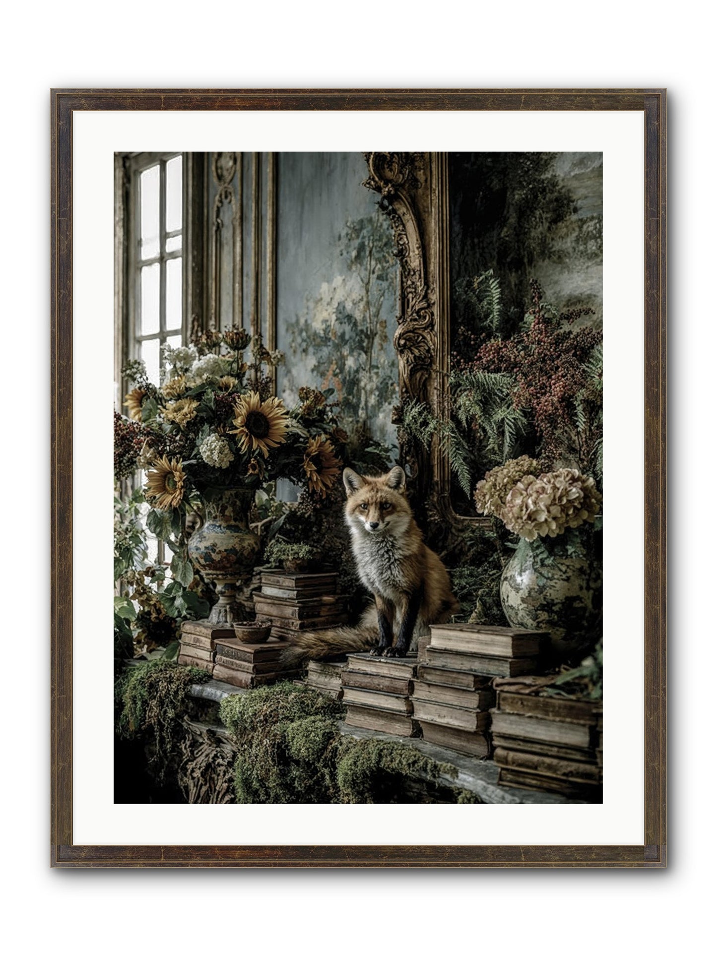 Prairie Dancer Framed Print - Slimwoods Black/Gold 24x32