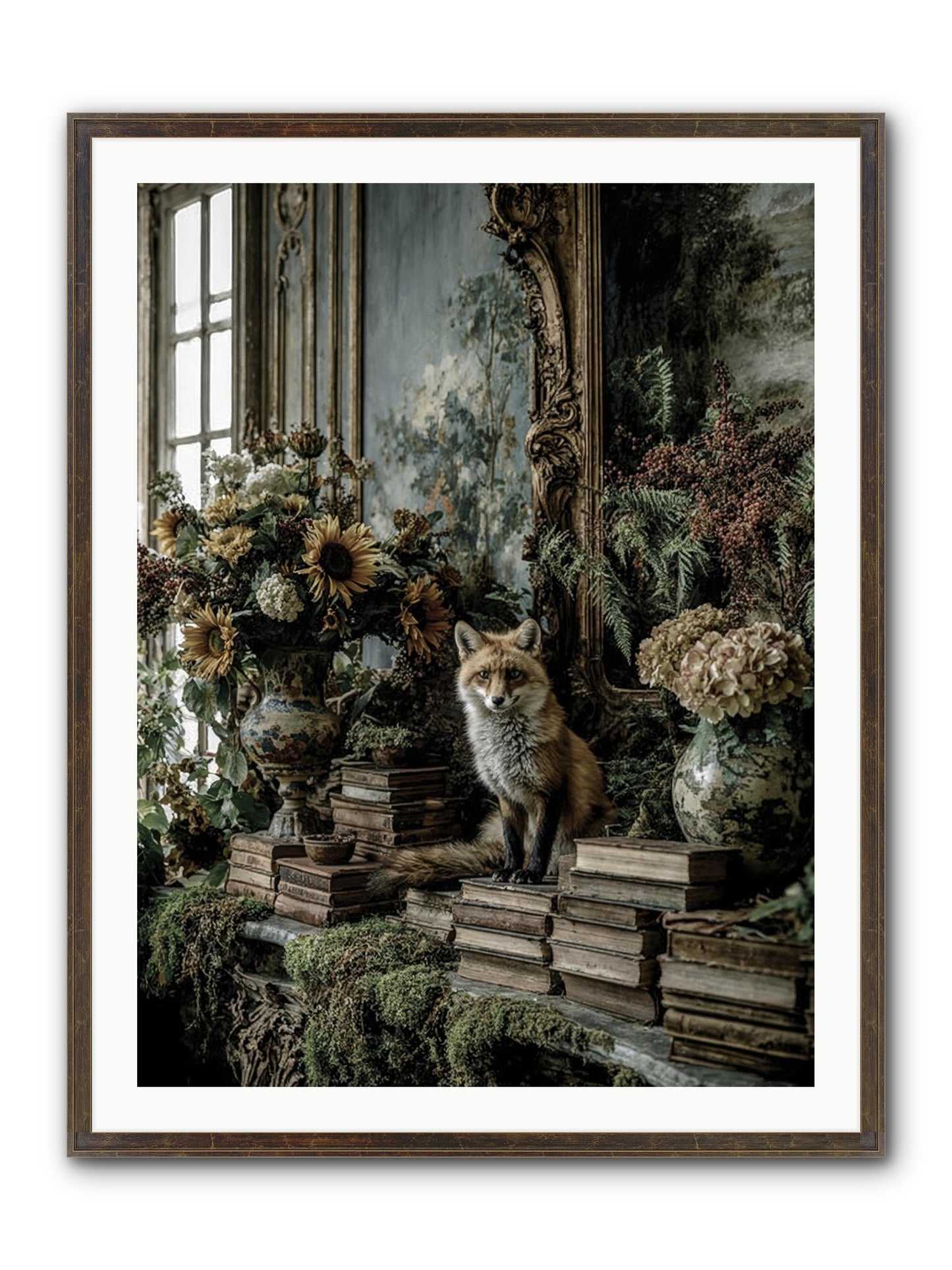 Prairie Dancer Framed Print - Slimwoods Black/Gold 30x40