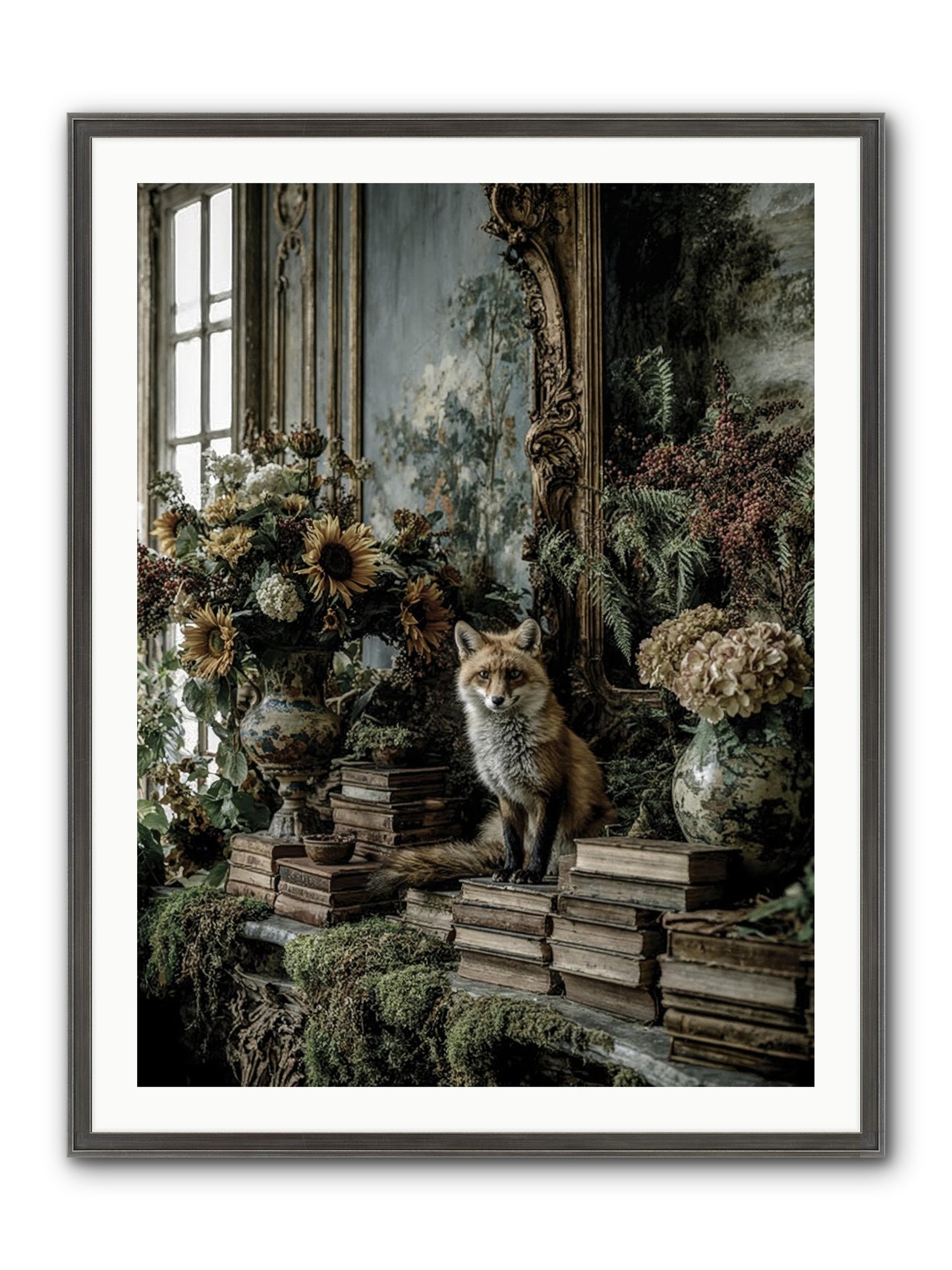 Prairie Dancer Framed Print - Slimwoods Black/Silver 30x40