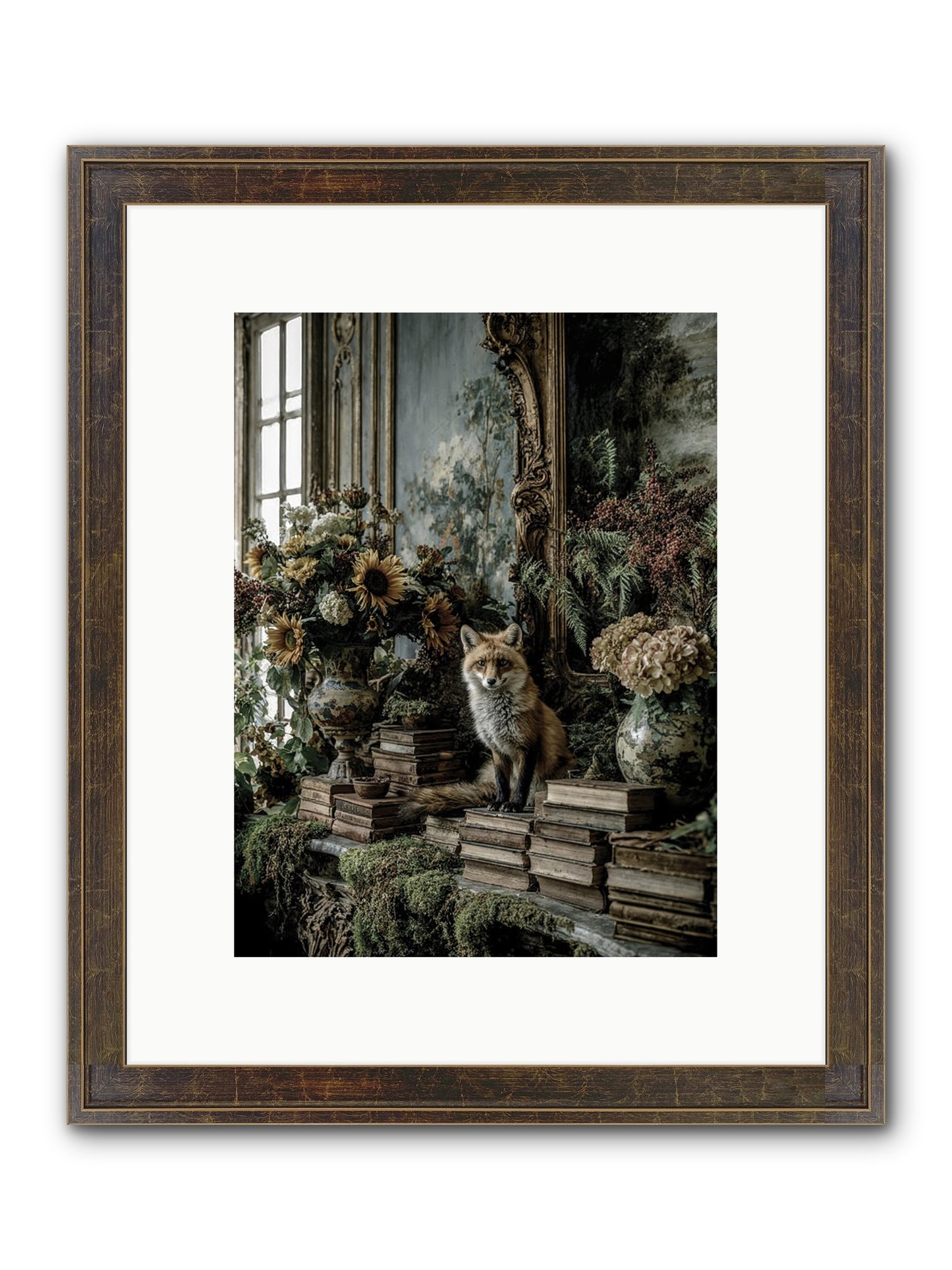 Prairie Dancer Framed Print - Slimwoods Black/Gold 9x12