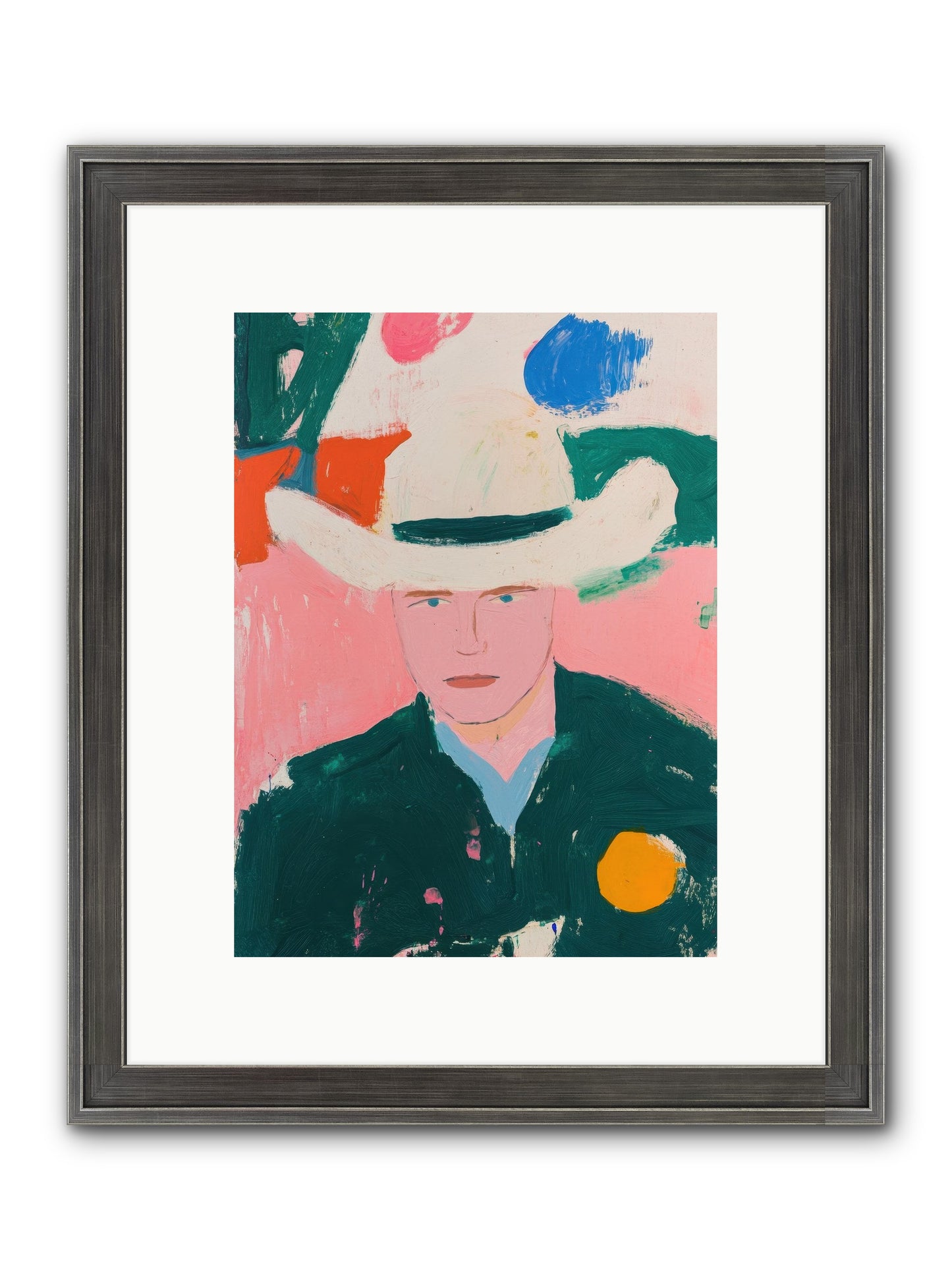Prairie Fire Ranger Framed Print - Slimwoods Black/Silver 9x12