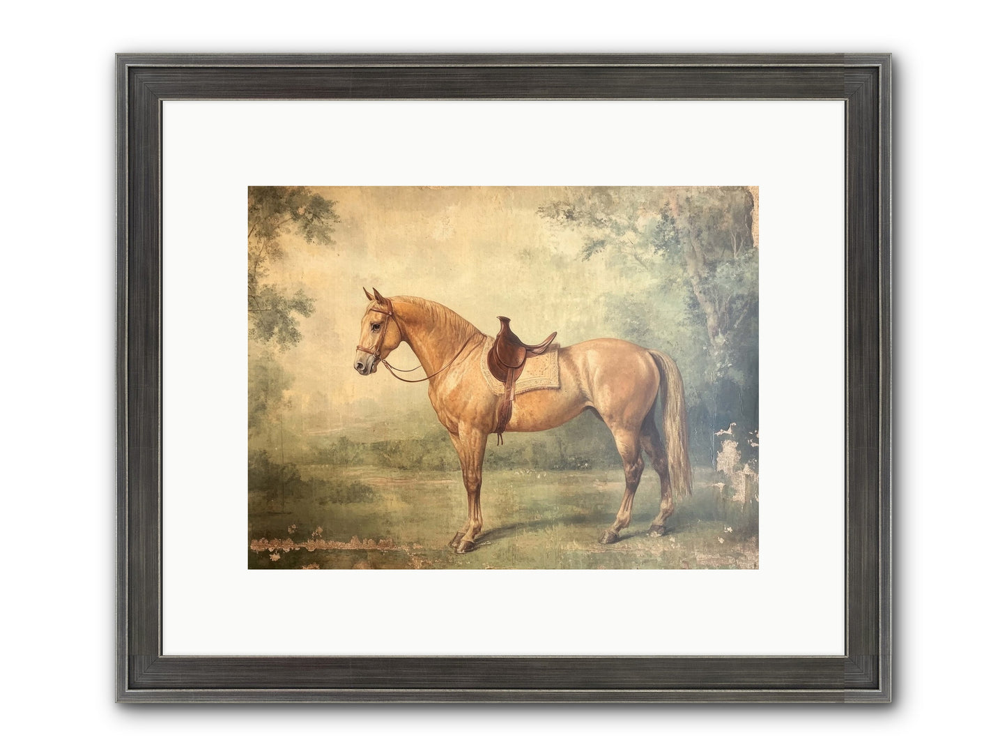 Prairie Gold Framed Print - Slimwoods Black/Silver 12x9