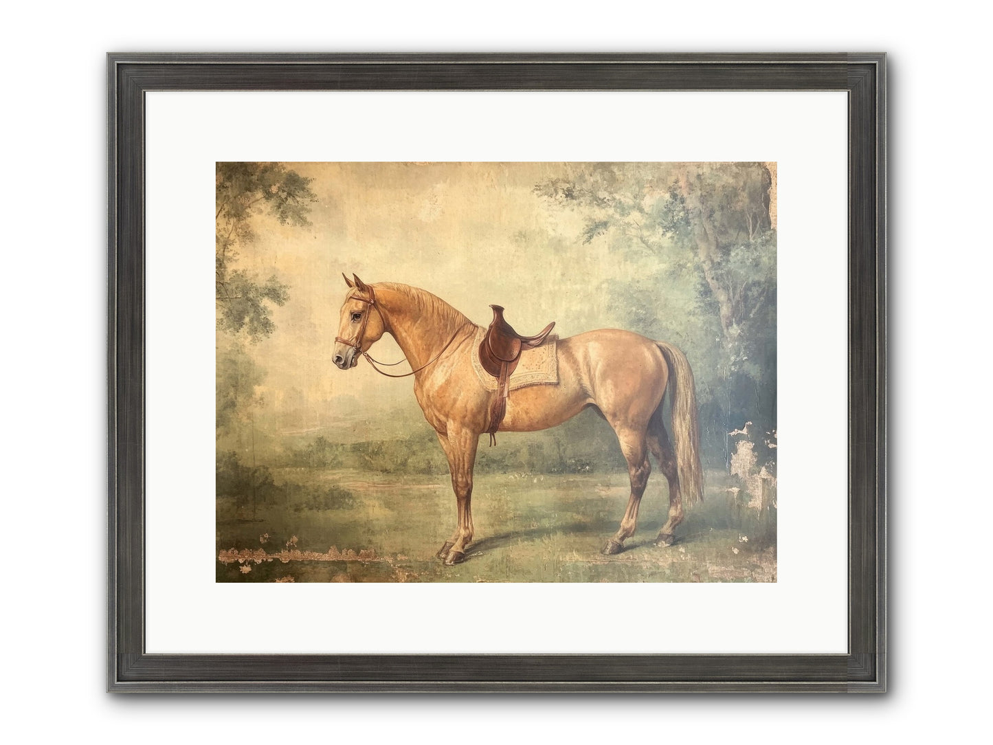 Prairie Gold Framed Print - Slimwoods Black/Silver 16x12