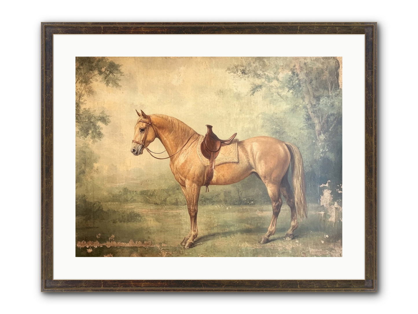 Prairie Gold Framed Print - Slimwoods Black/Gold 24x18