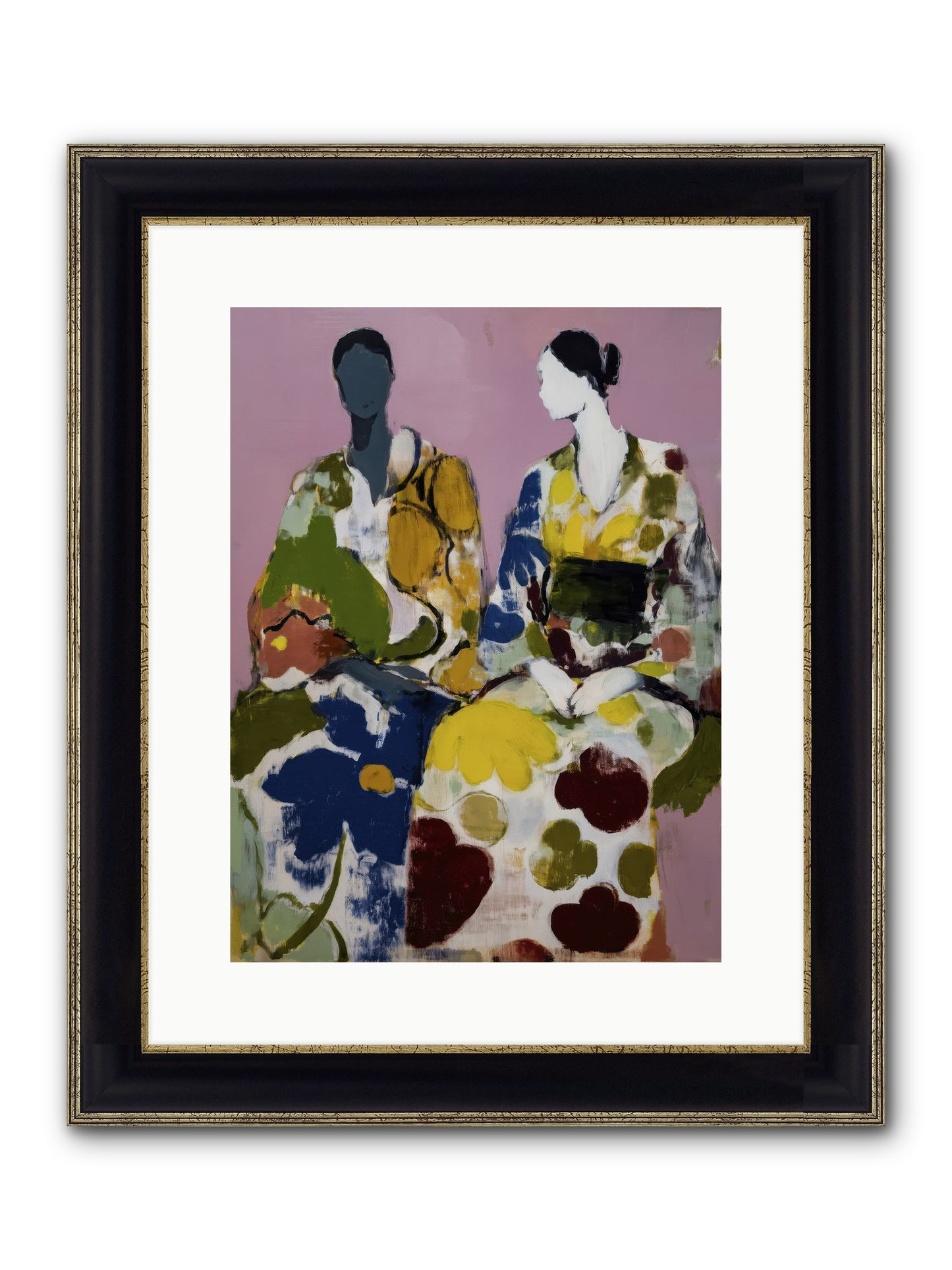 Prelude Framed Print - Black & Gold 12x16