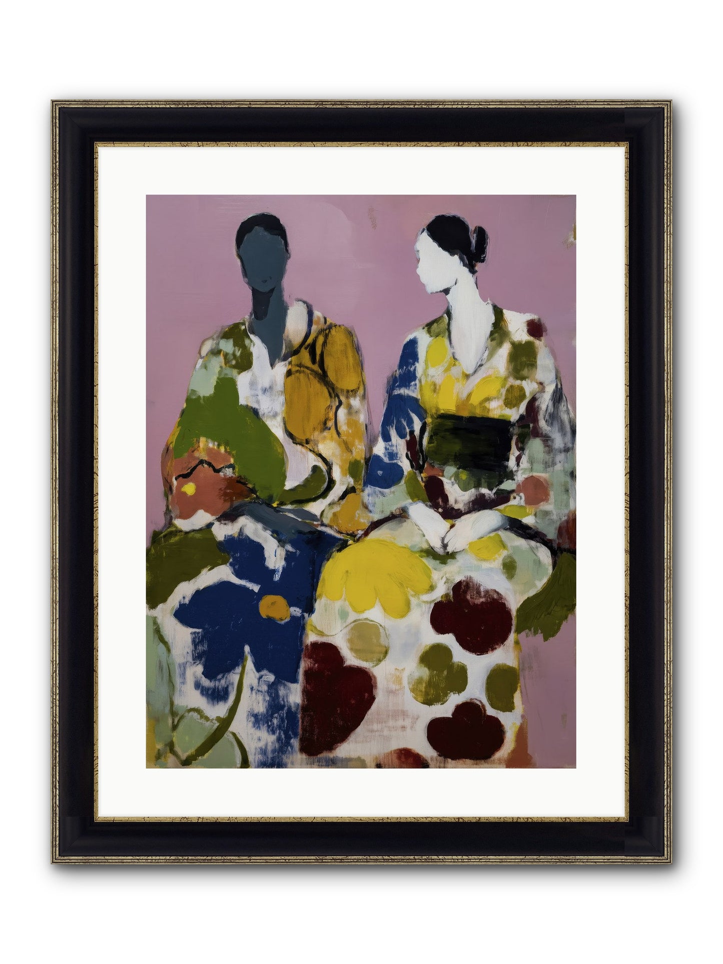 Prelude Framed Print - Black & Gold 18x24