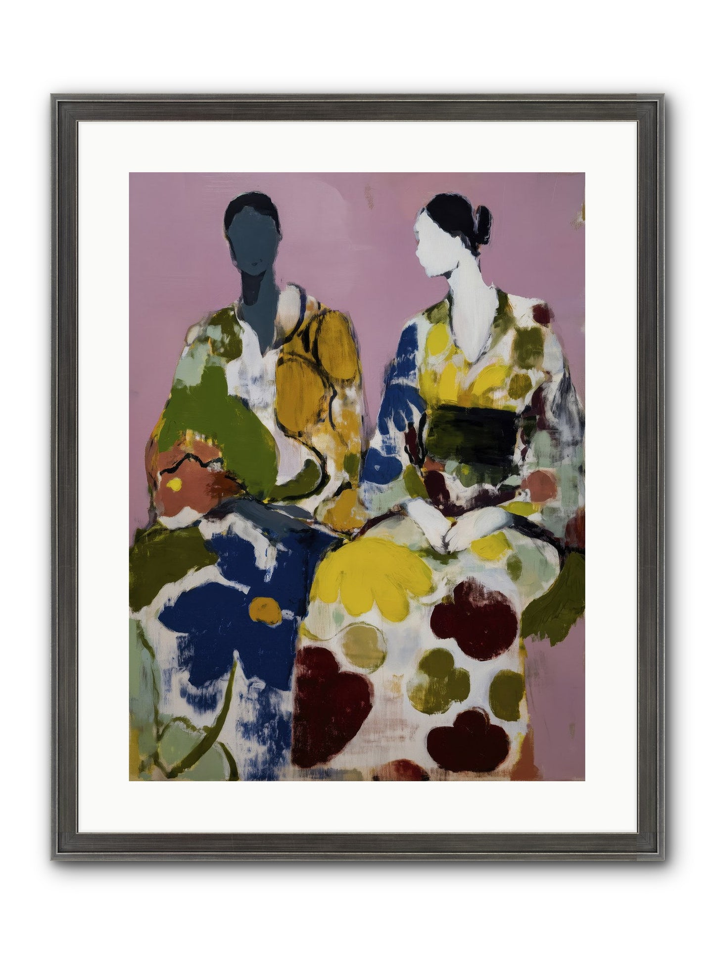 Prelude Framed Print - Slimwoods Black/Silver 18x24