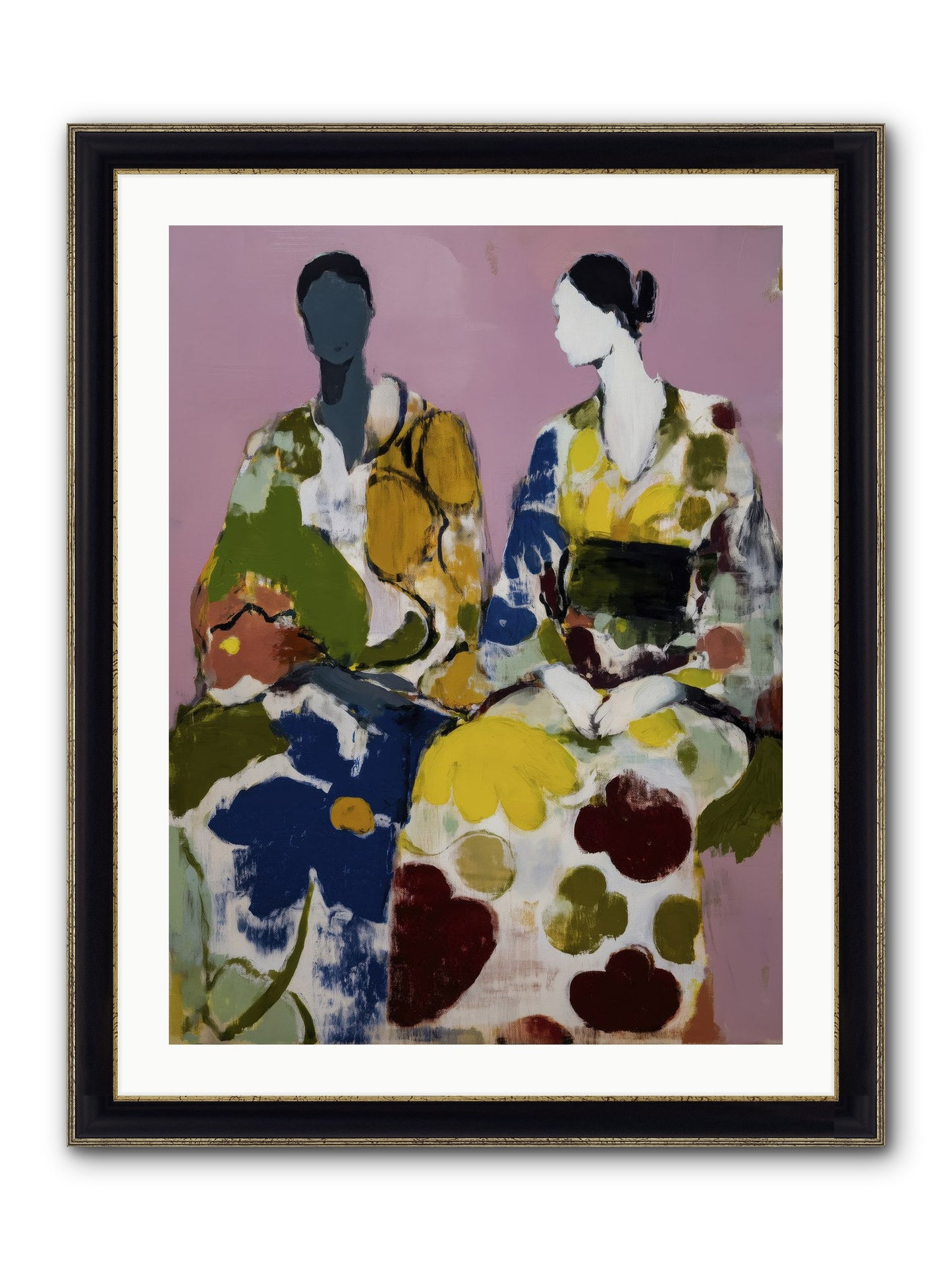 Prelude Framed Print - Black & Gold 24x32