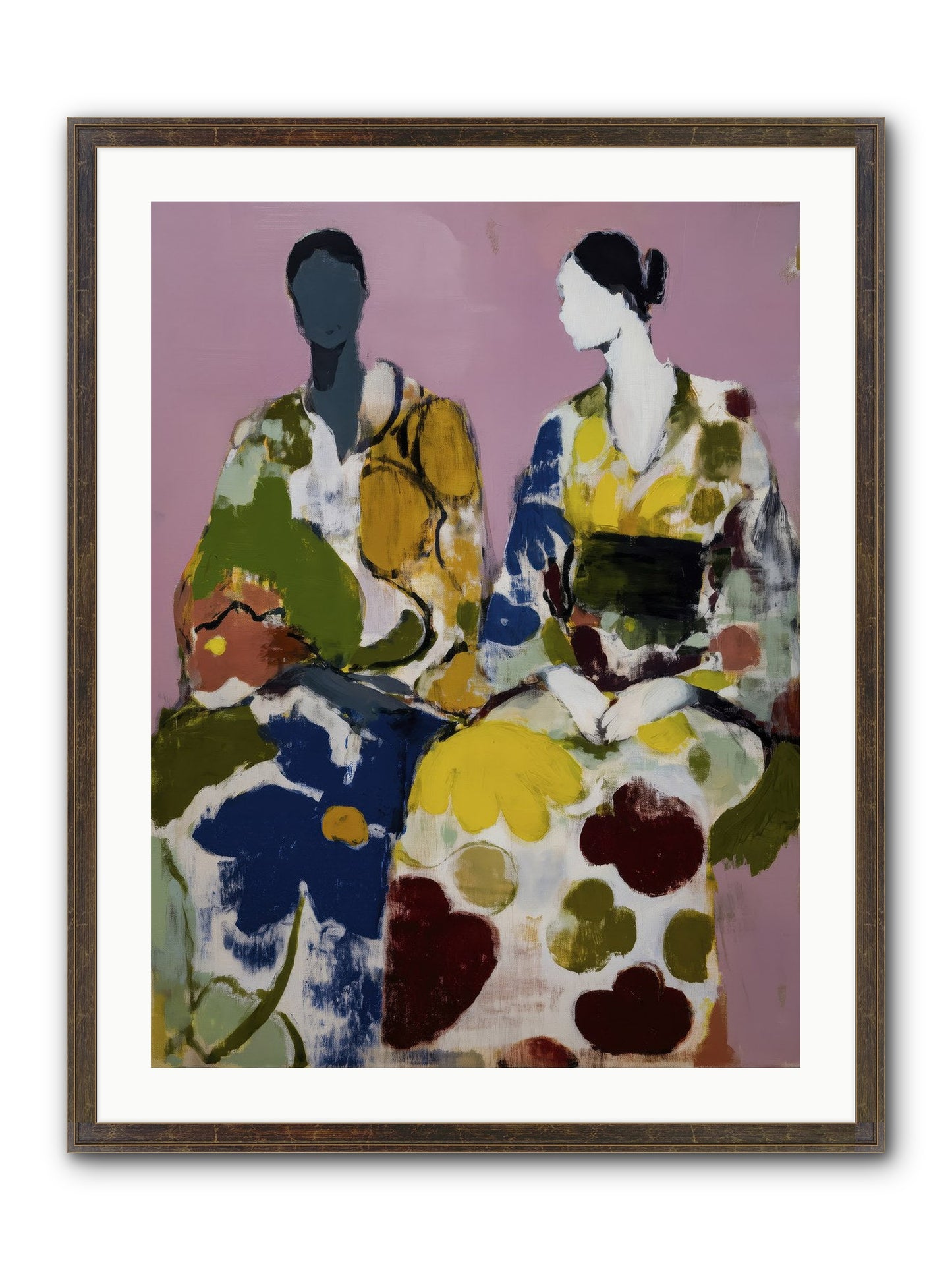 Prelude Framed Print - Slimwoods Black/Gold 24x32