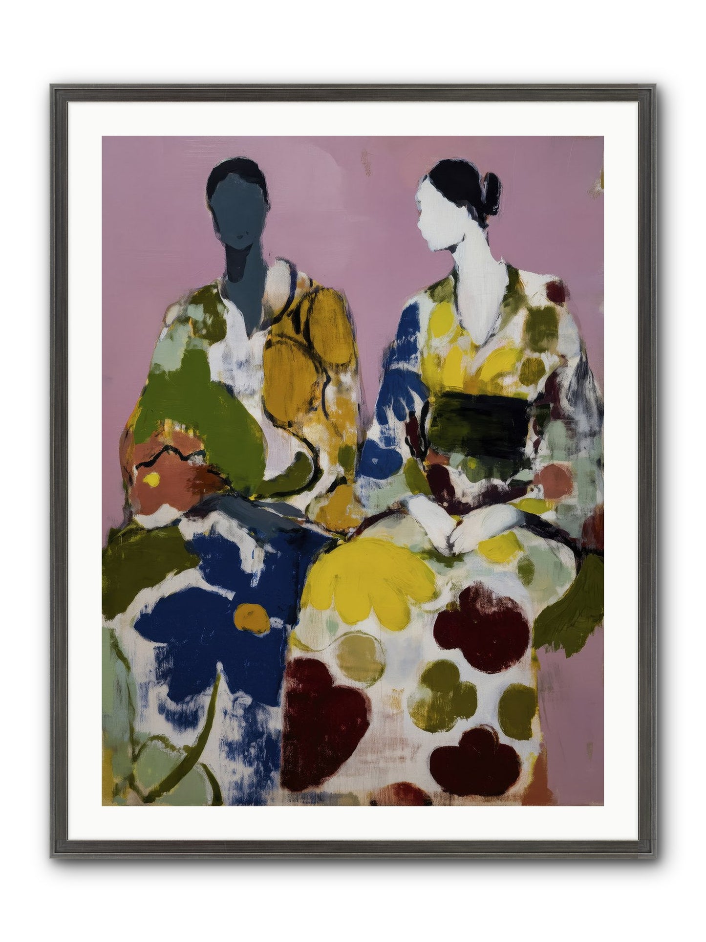 Prelude Framed Print - Slimwoods Black/Silver 30x40