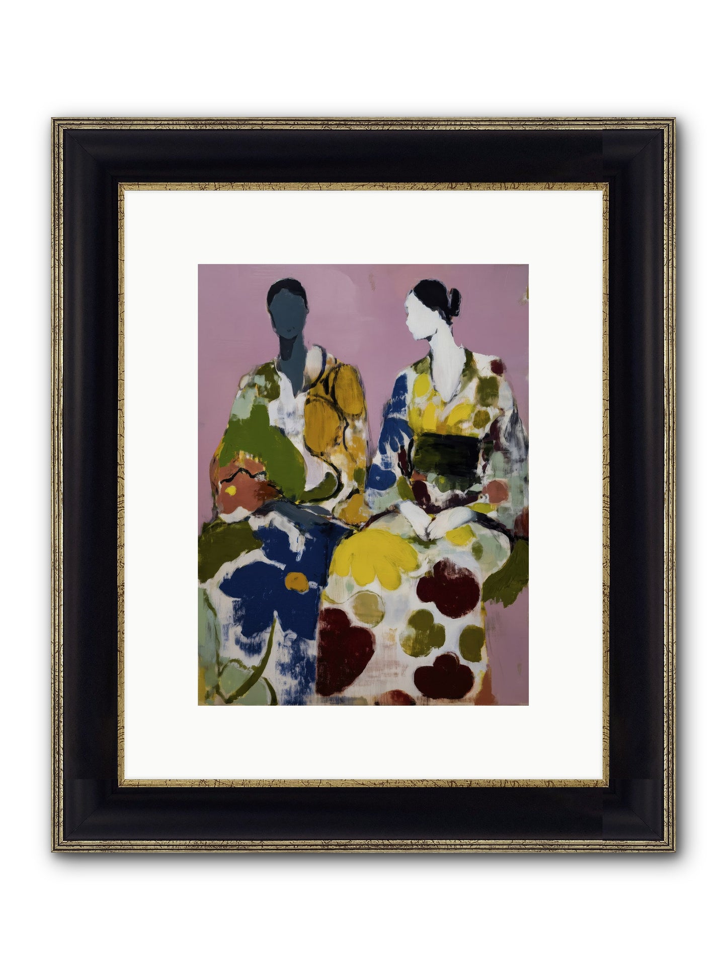 Prelude Framed Print - Black & Gold 9x12