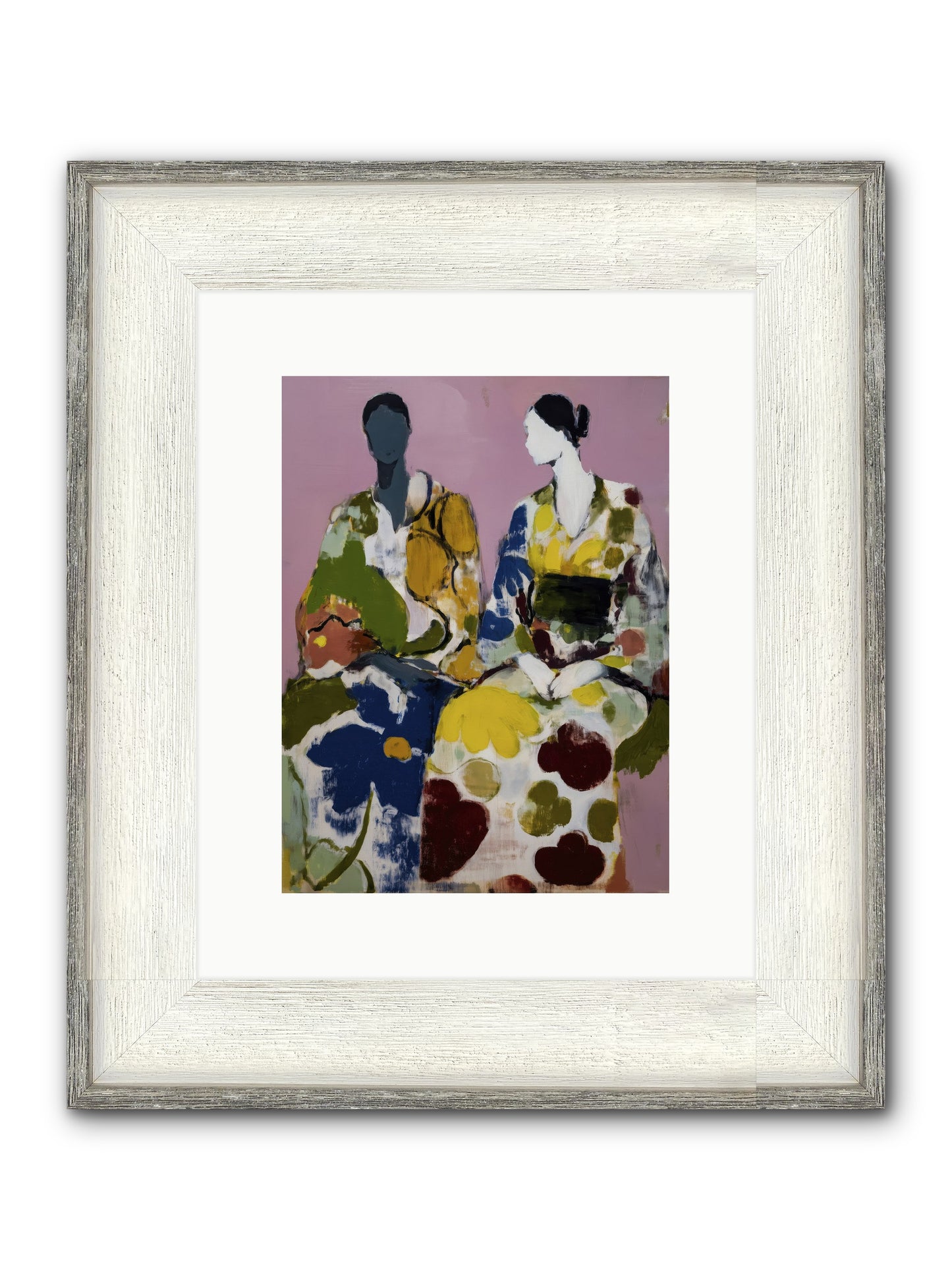 Prelude Framed Print - Driftwood White 9x12