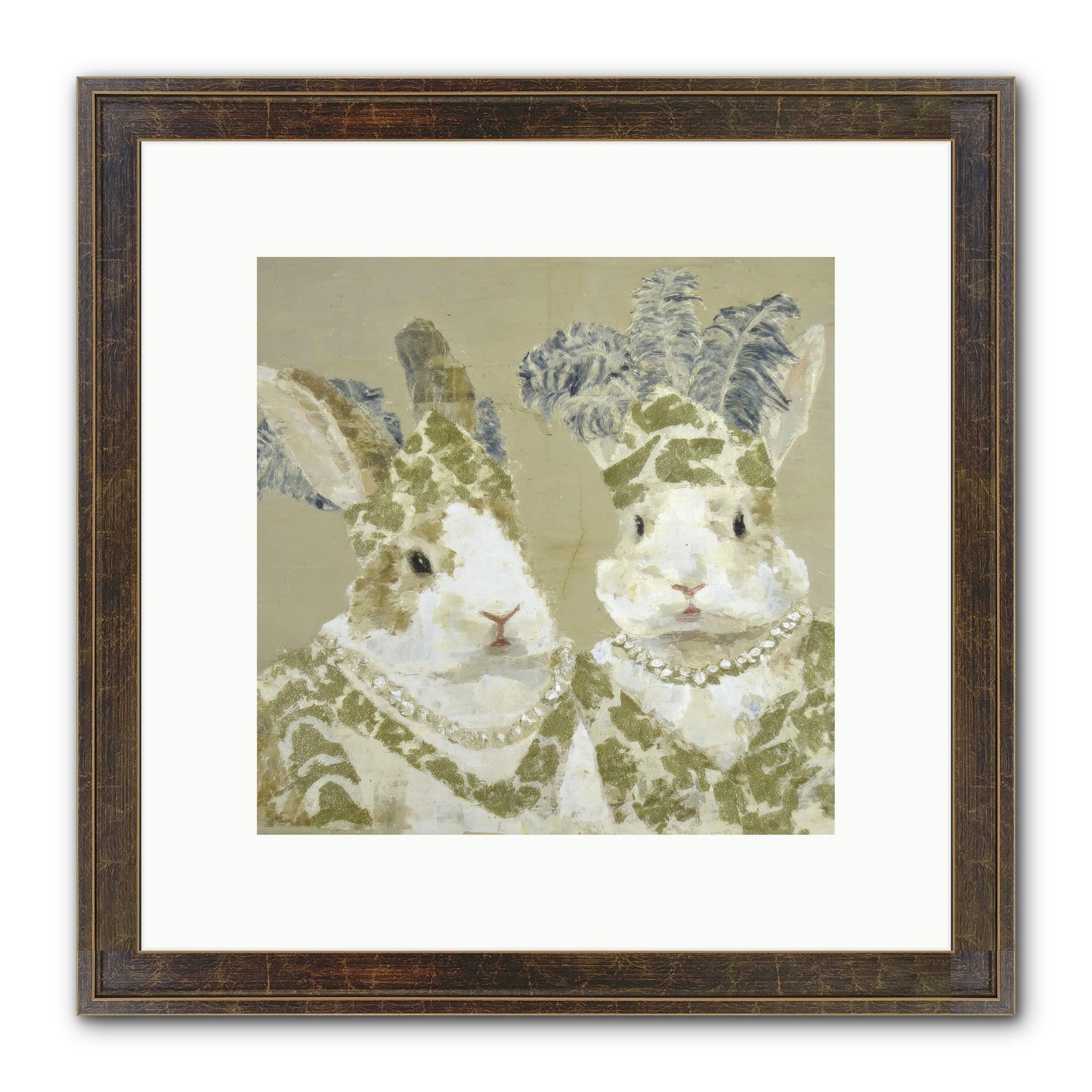Prelude In Paisley Framed Print - Slimwoods Black/Gold 10x10