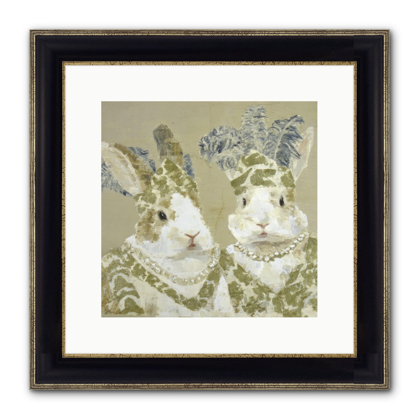 Prelude In Paisley Framed Print - Black & Gold 12x12