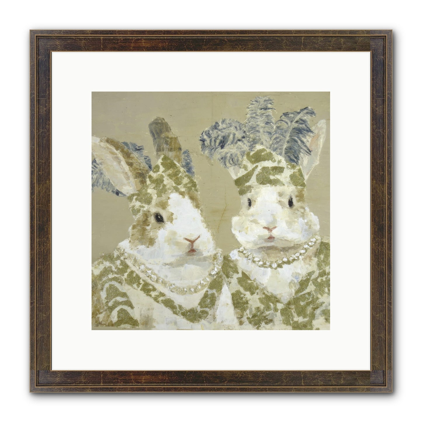 Prelude In Paisley Framed Print - Slimwoods Black/Gold 12x12
