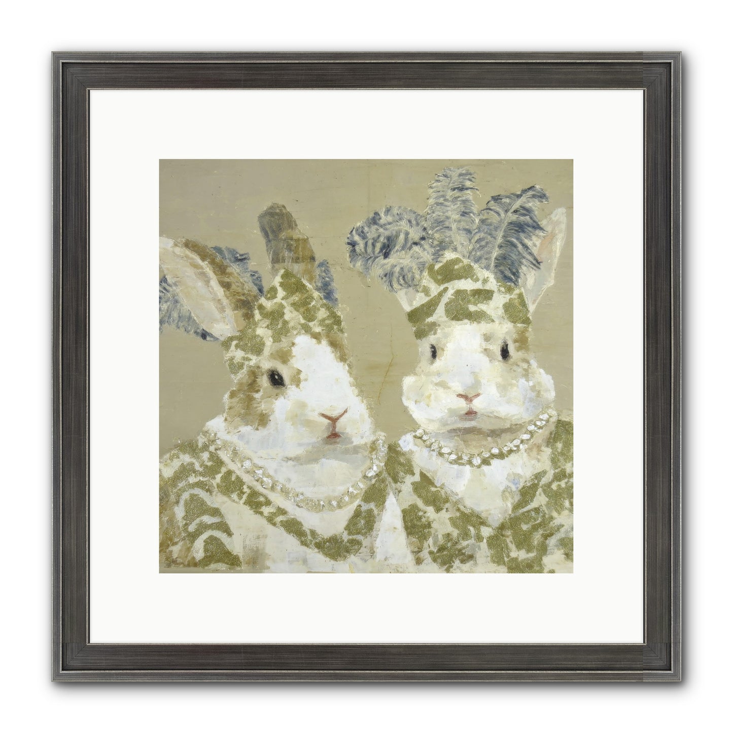 Prelude In Paisley Framed Print - Slimwoods Black/Silver 12x12