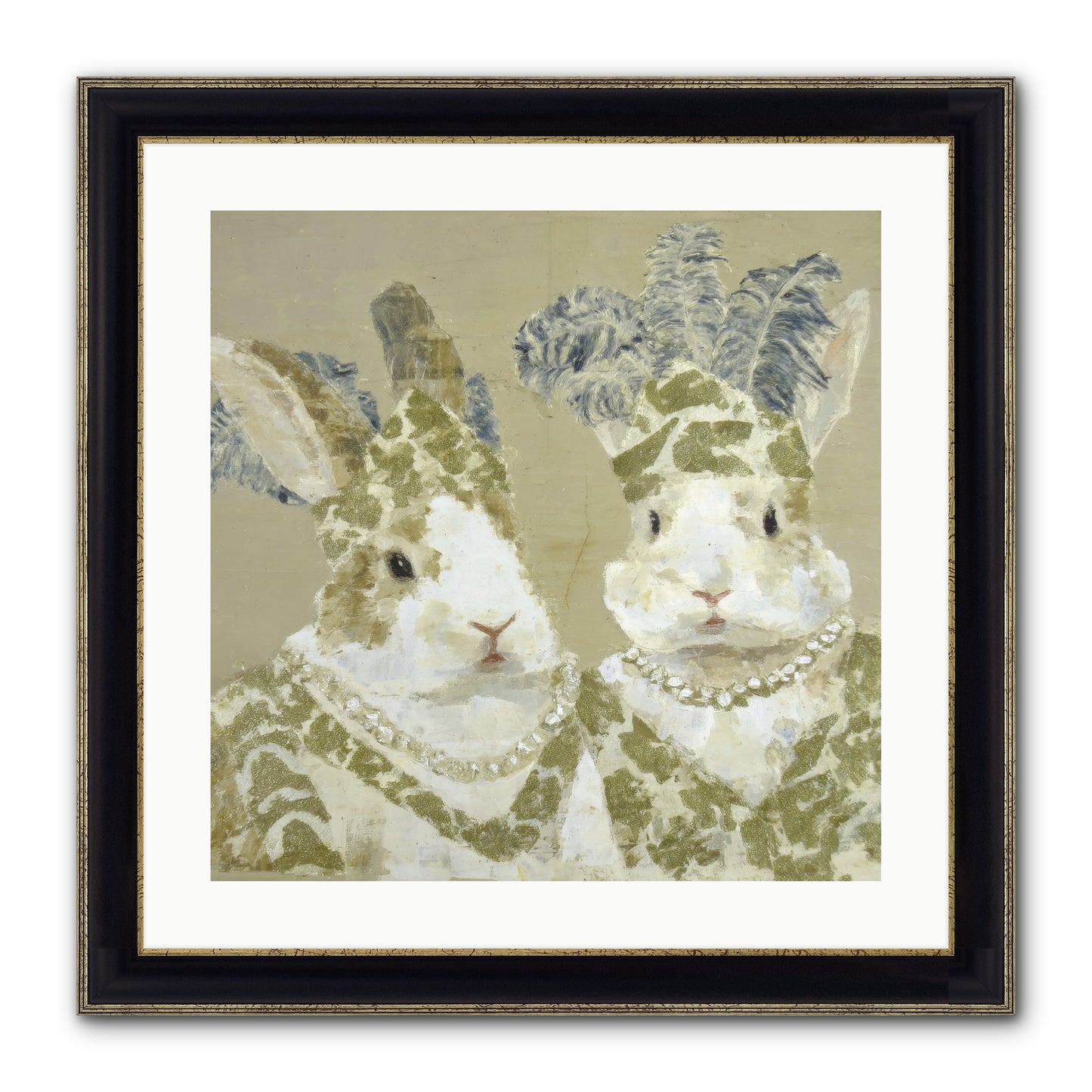 Prelude In Paisley Framed Print - Black & Gold 20x20